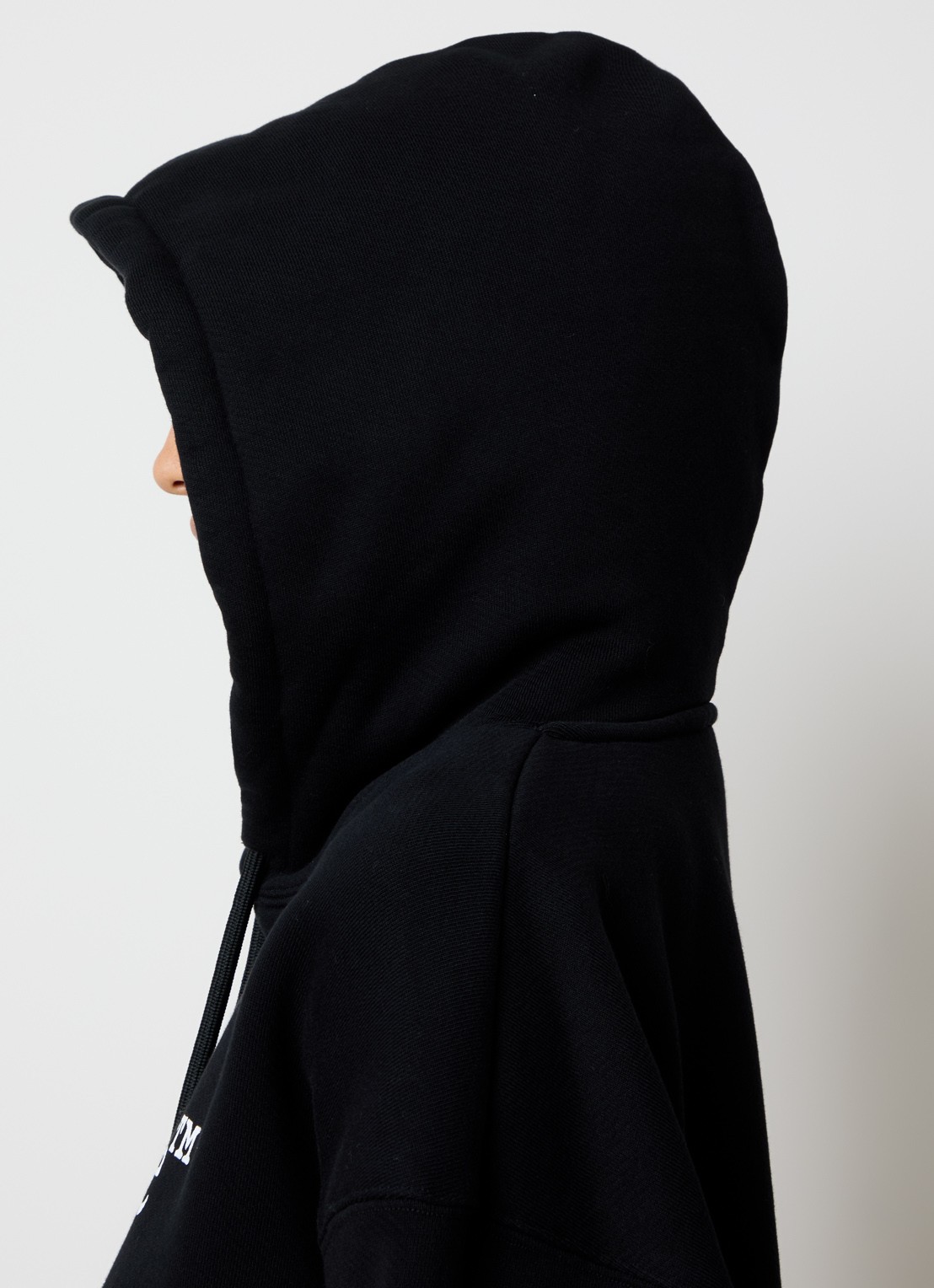 Off-White Hoodie met logoprint  - detail 3 zwart