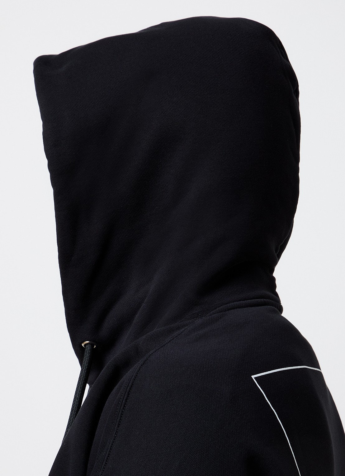 Off-White Landscape hoodie met logo- en backprint - detail 2 zwart