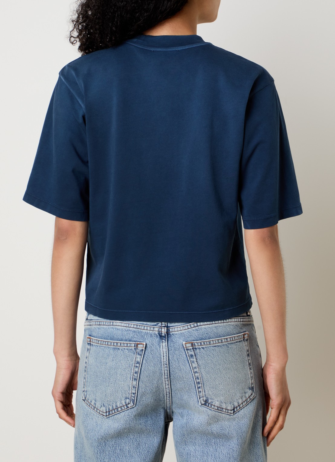 Off-White Laundry Box T-shirt met logoprint - achterkant 3 indigo