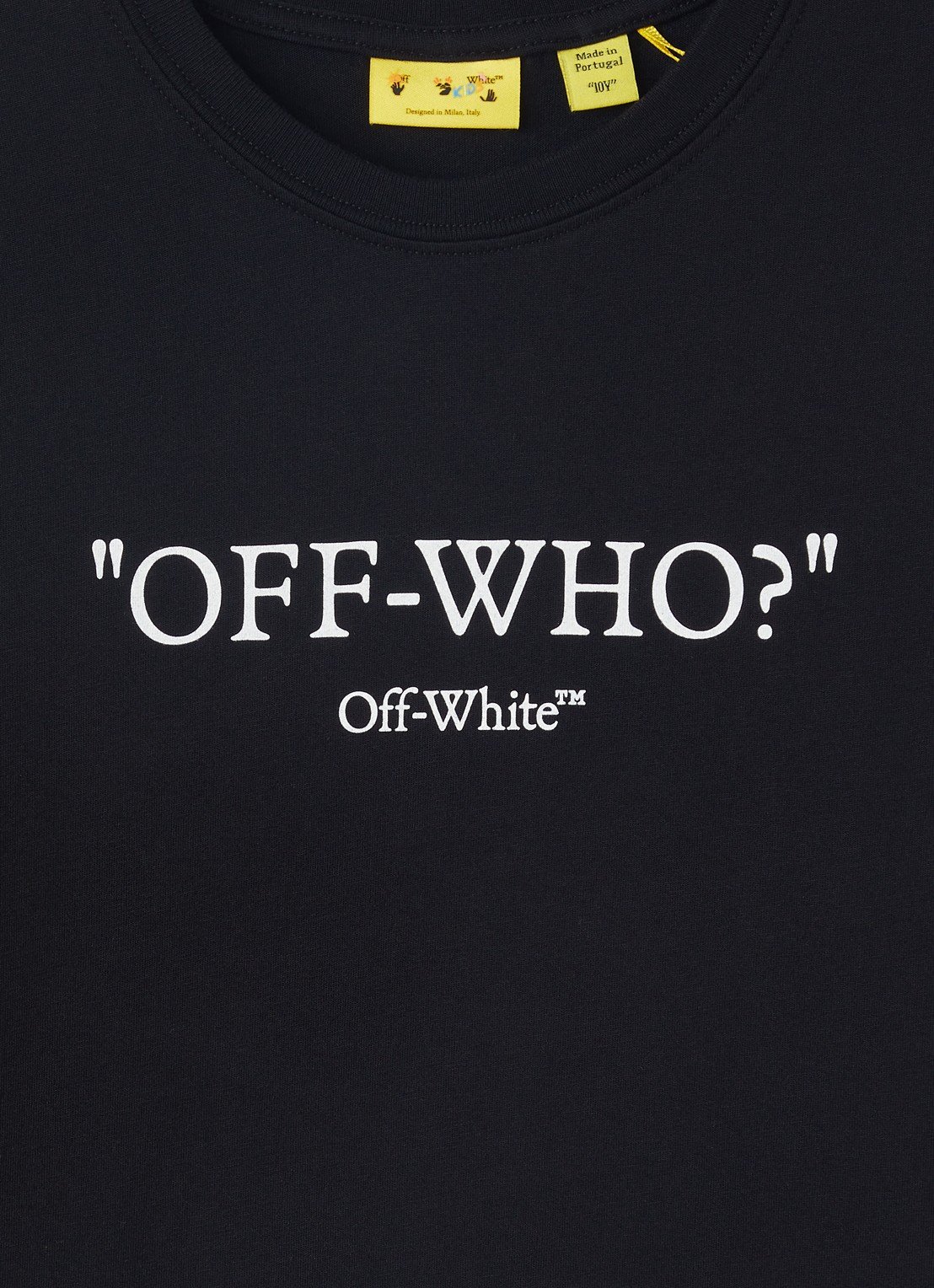 Off-White Longsleeve met logo- en backprint - detail 3 zwart