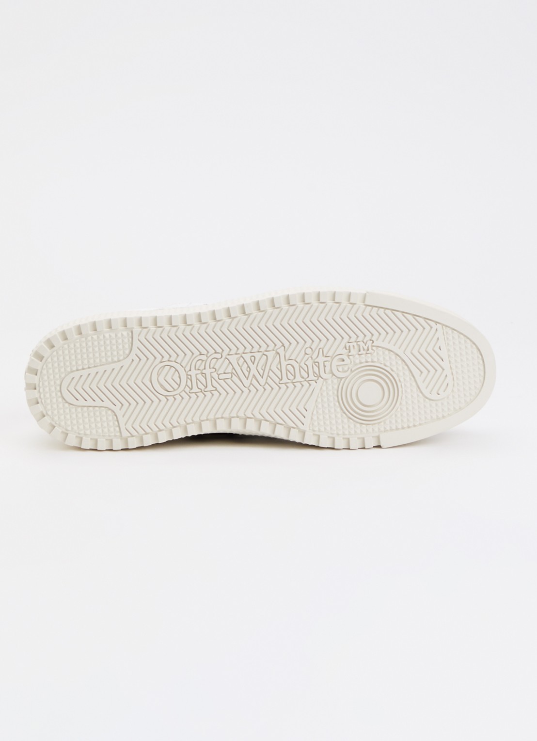 Off-White Low Top 3.0 Off Court sneaker met details van leer - detail 3 gebroken wit