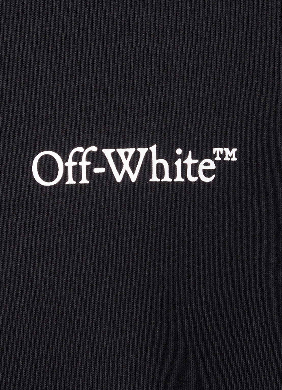 Off-White Lunar T-shirt met logo- en backprint - detail 3 zwart