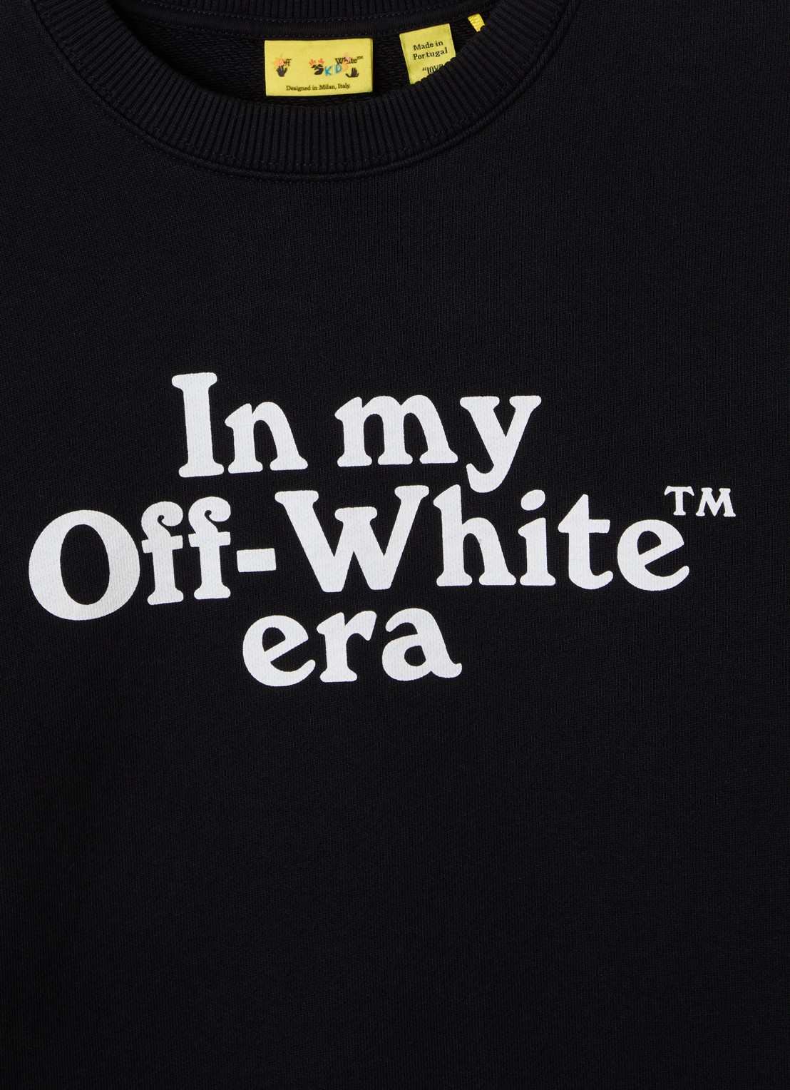 Off-White Multilogo sweater met logo- en backprint - detail 3 zwart