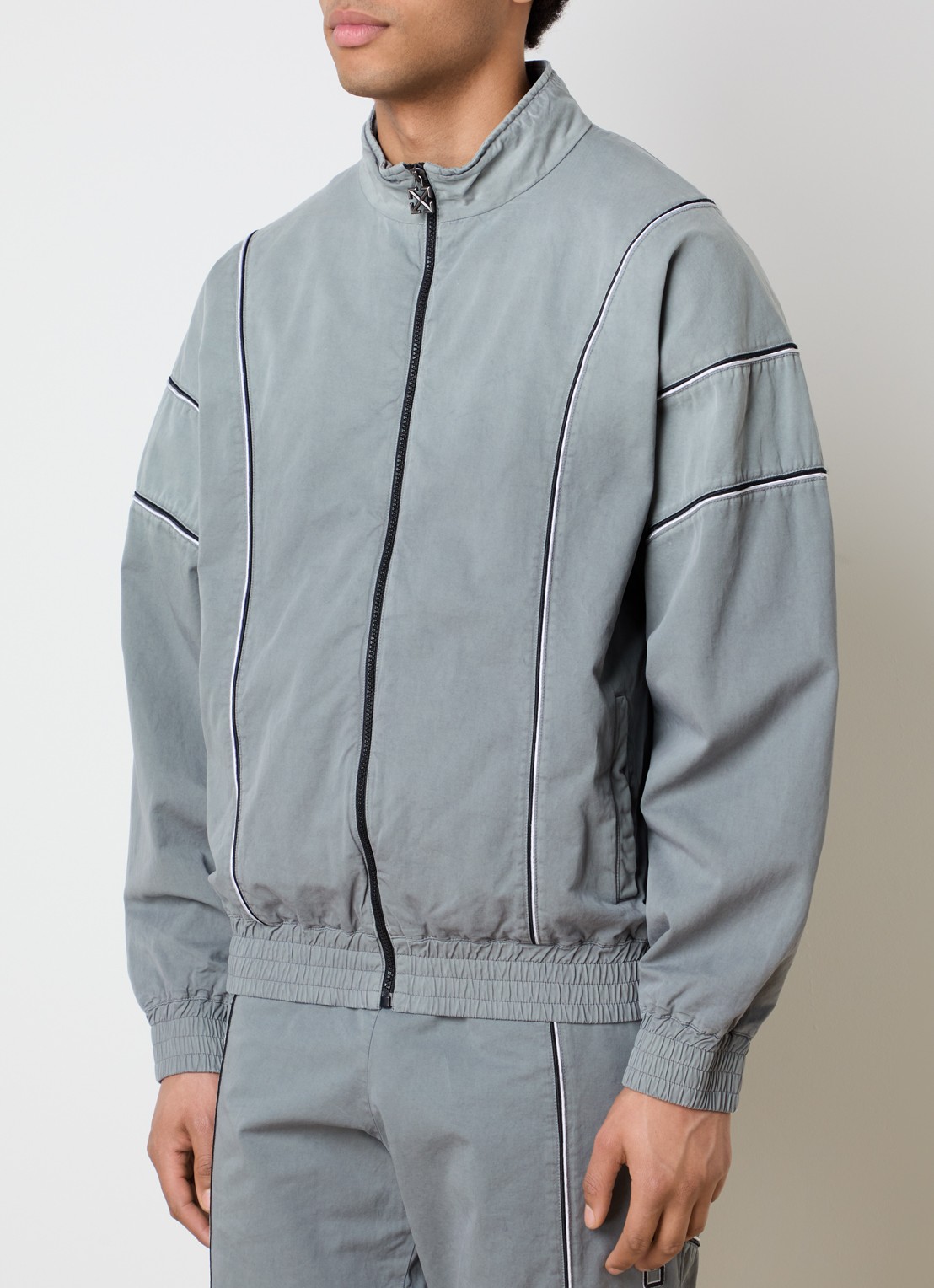 Off-White Offline trackvest met steekzakken - detail 4 grijs