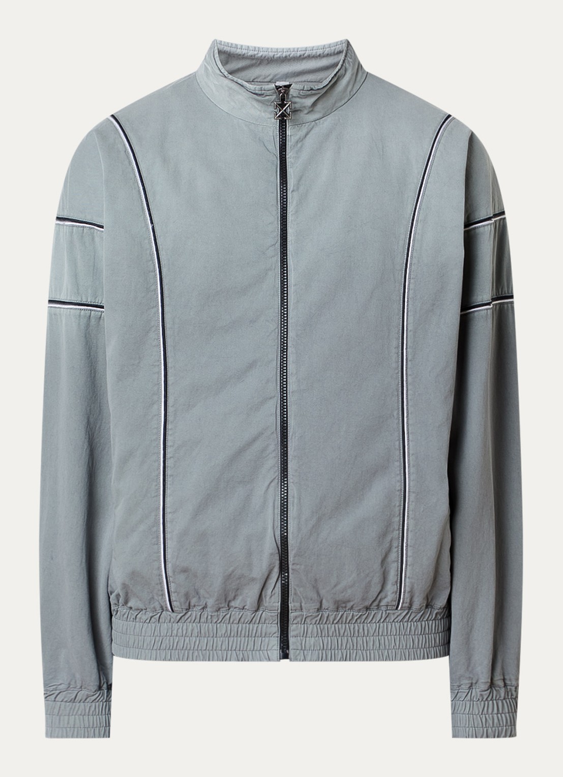 Off-White Offline trackvest met steekzakken - voorkant 2 grijs