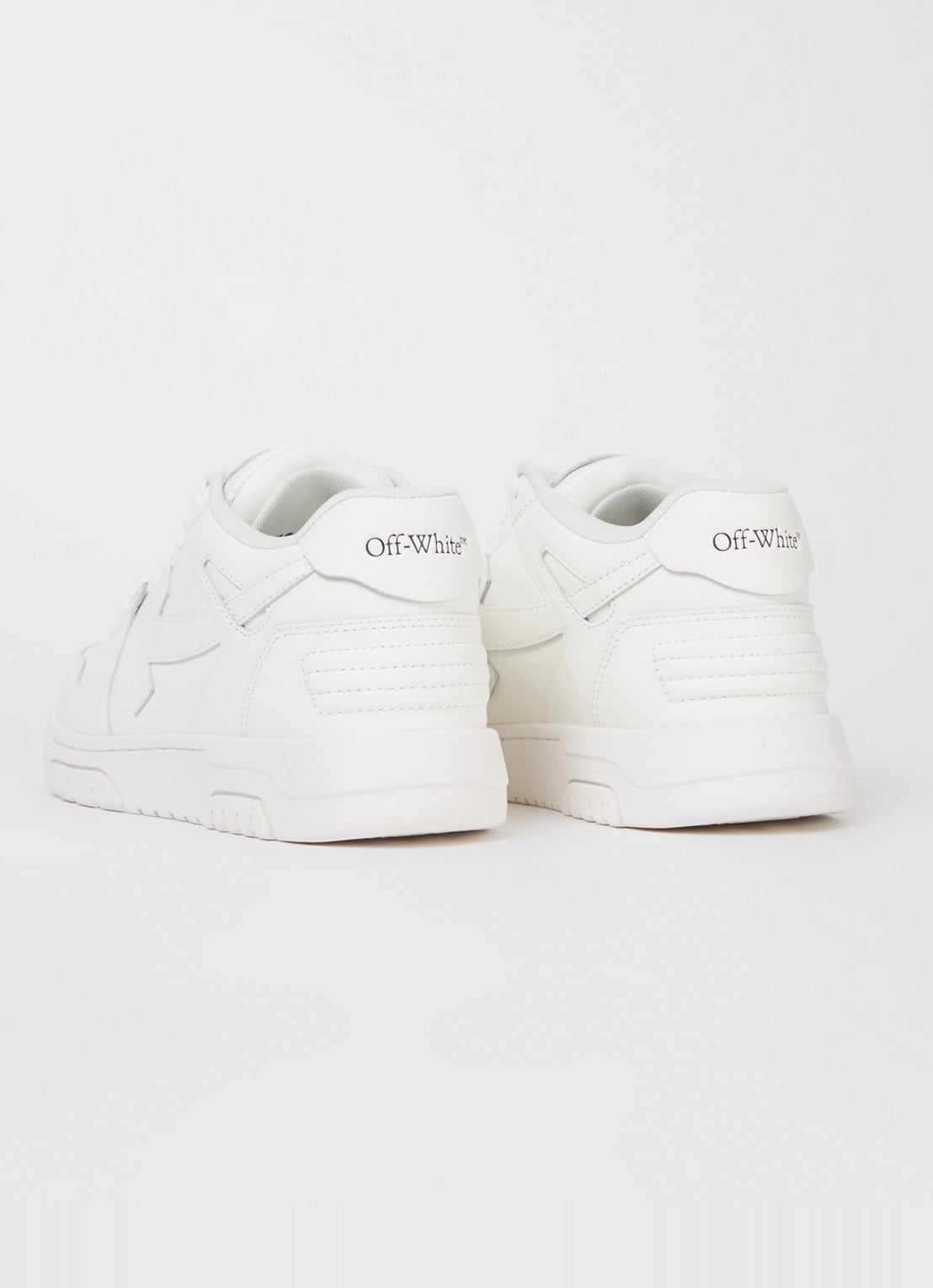 Off-White Out Of Office sneaker van kalfsleer  - achterkant 7 wit