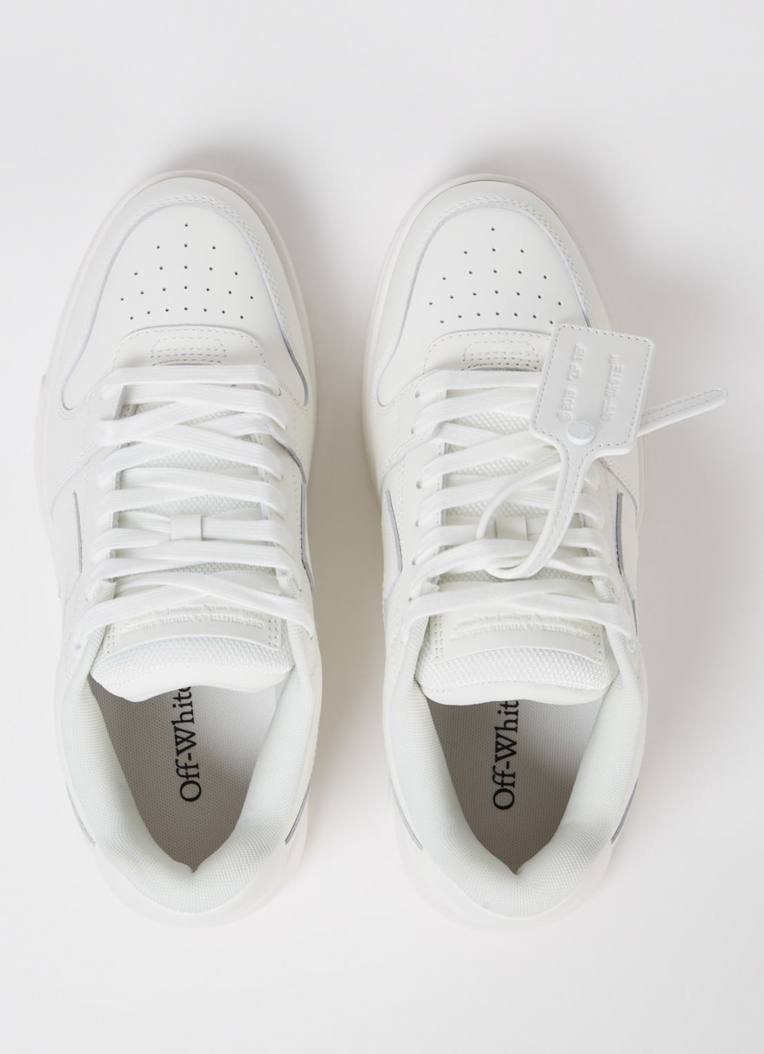 Off-White Out Of Office sneaker van kalfsleer  - detail 2 wit
