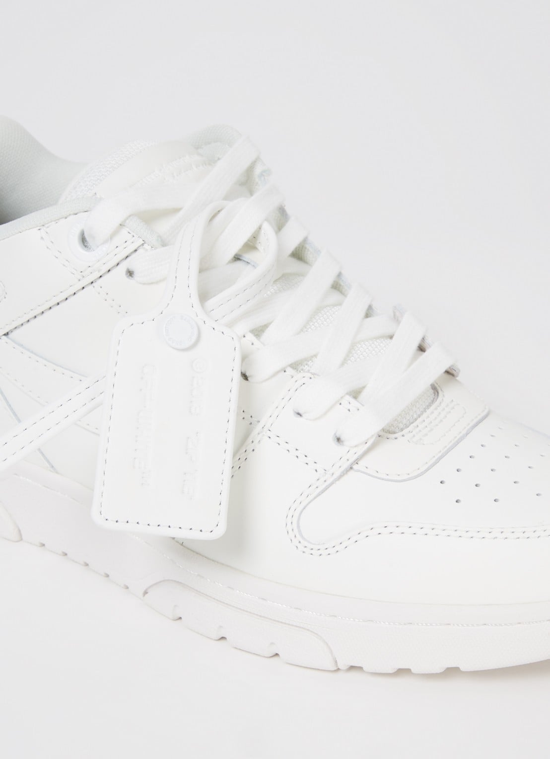 Off-White Out Of Office sneaker van kalfsleer  - detail 4 wit