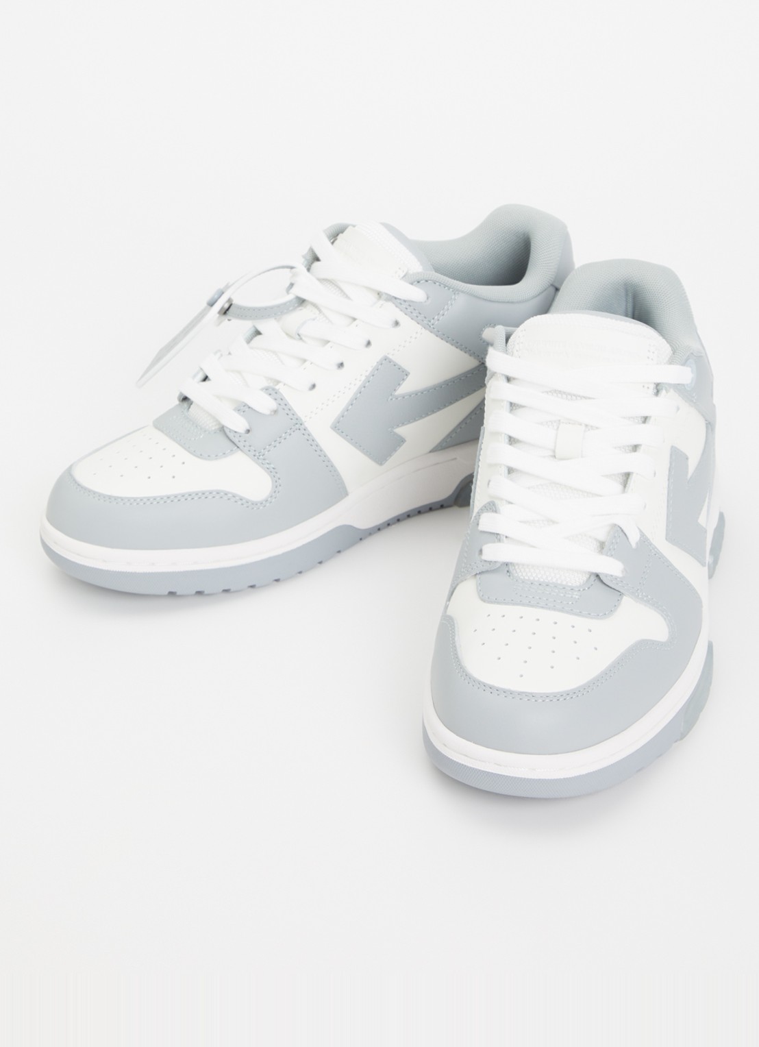 Off-White Out Of Office sneaker van kalfsleer  - detail 3 grijs