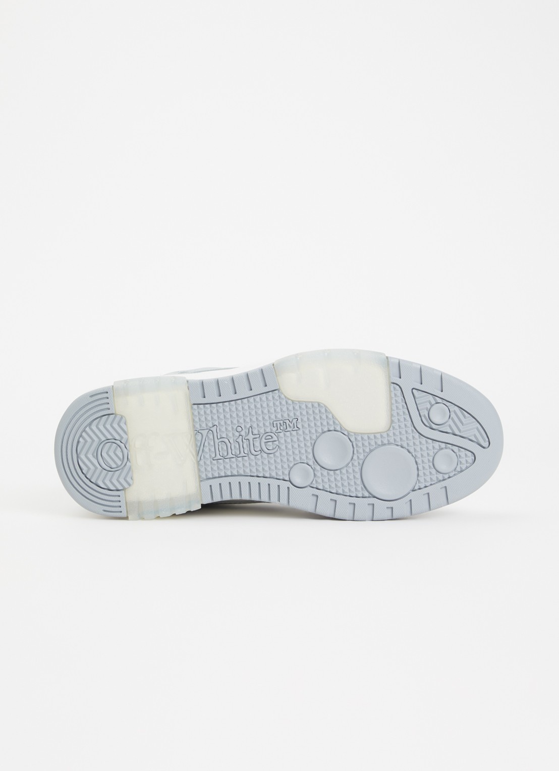 Off-White Out Of Office sneaker van kalfsleer  - detail 5 grijs