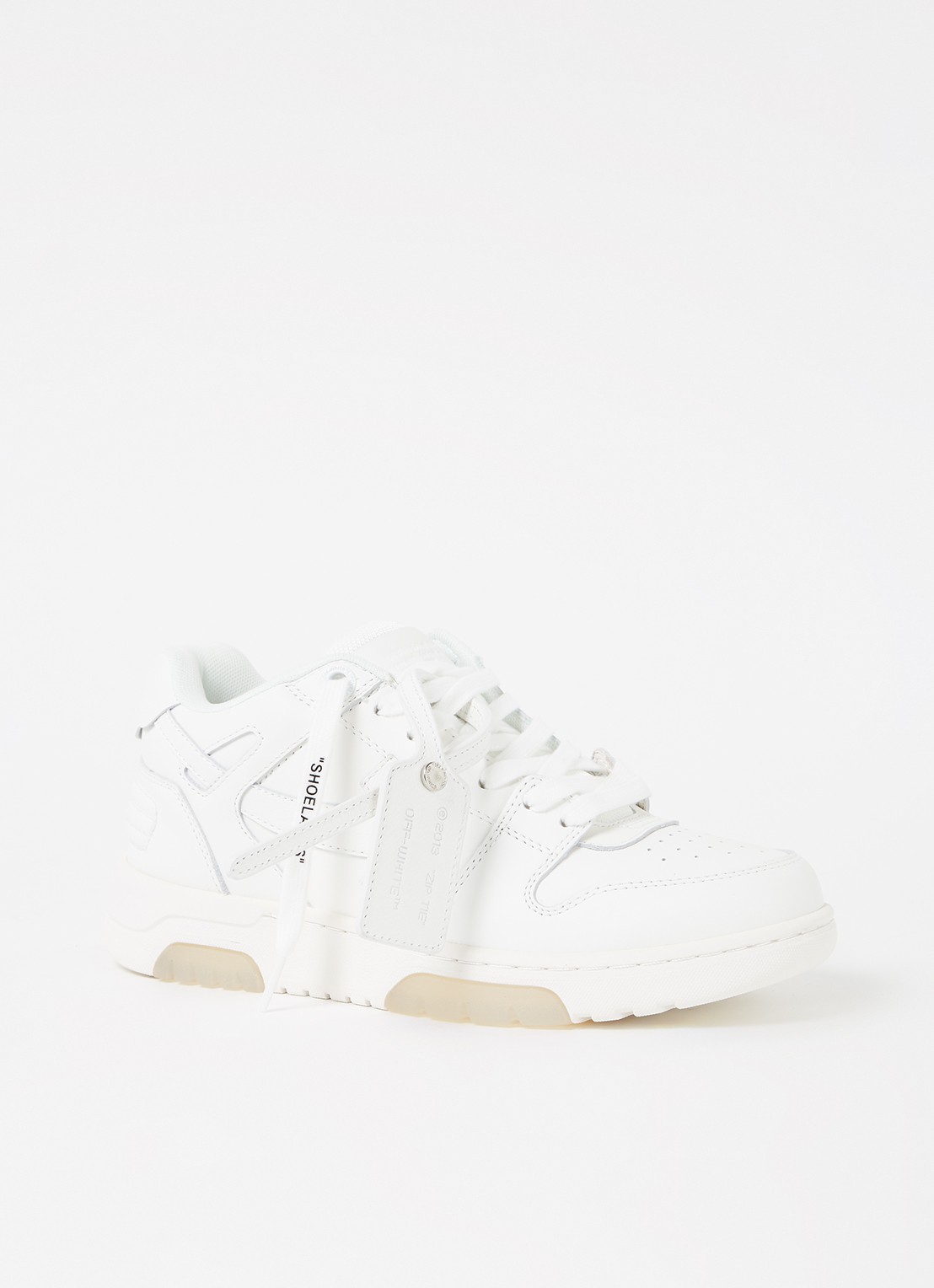 Off-White Out of Office sneaker van kalfsleer - voorkant 6 wit