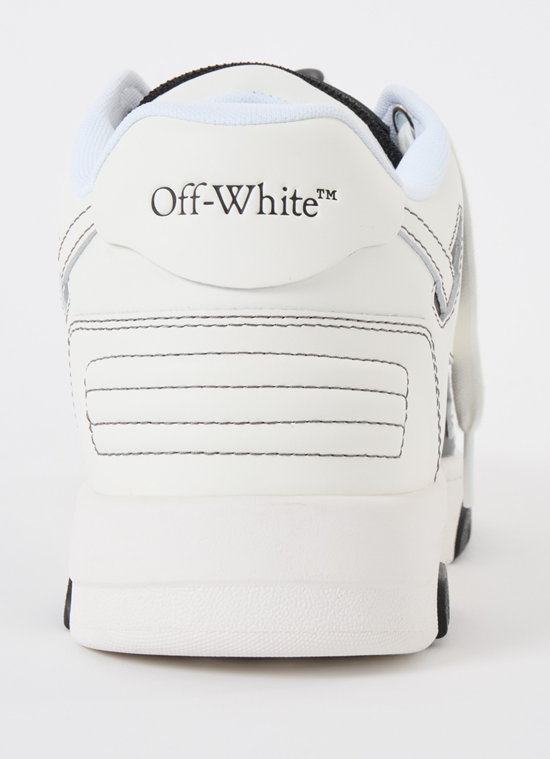 Off-White Out Of Office sneaker van kalfsleer - detail 7 gebroken wit