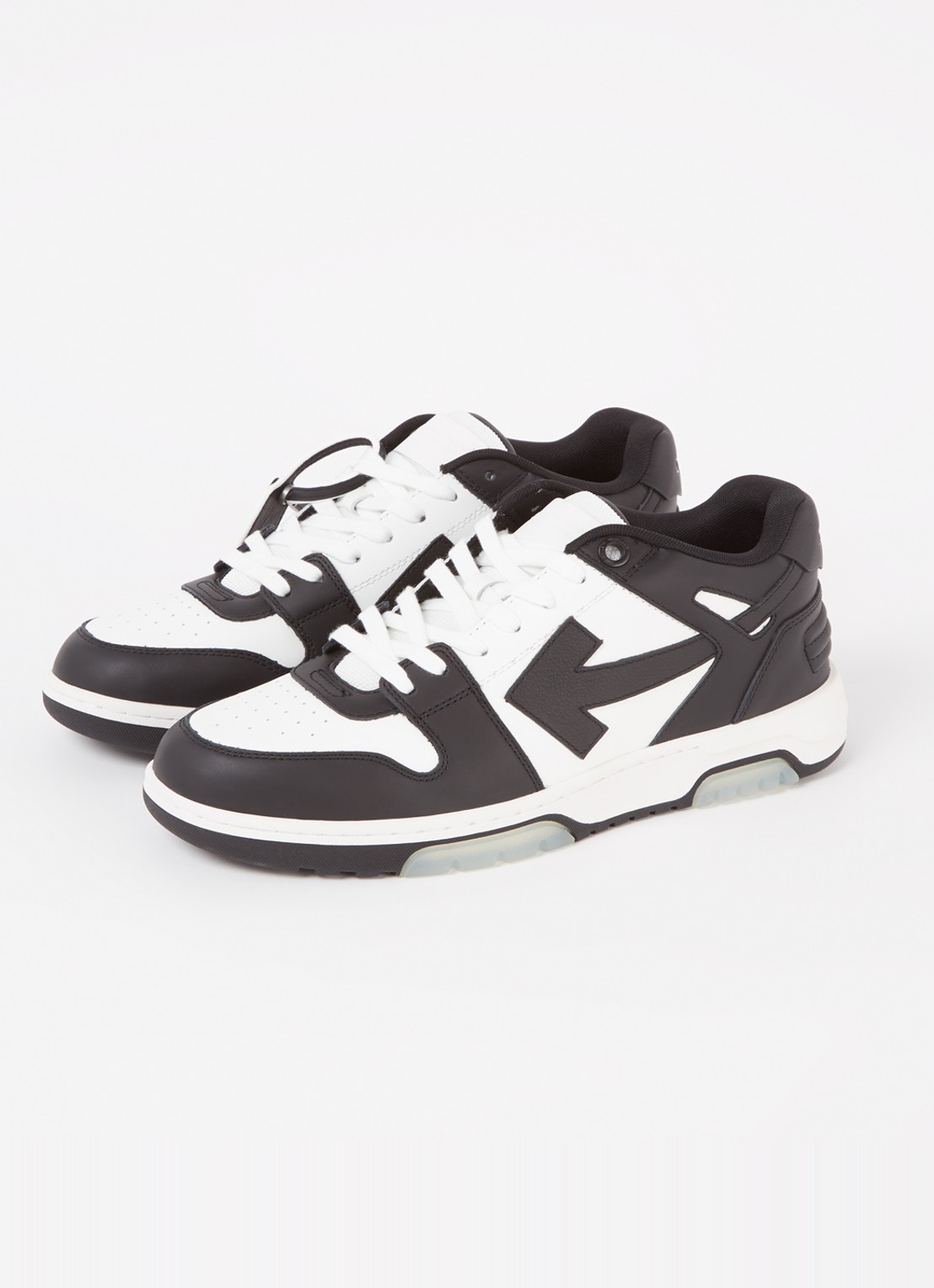 Off-White Out Of Office sneaker van kalfsleer - detail wit