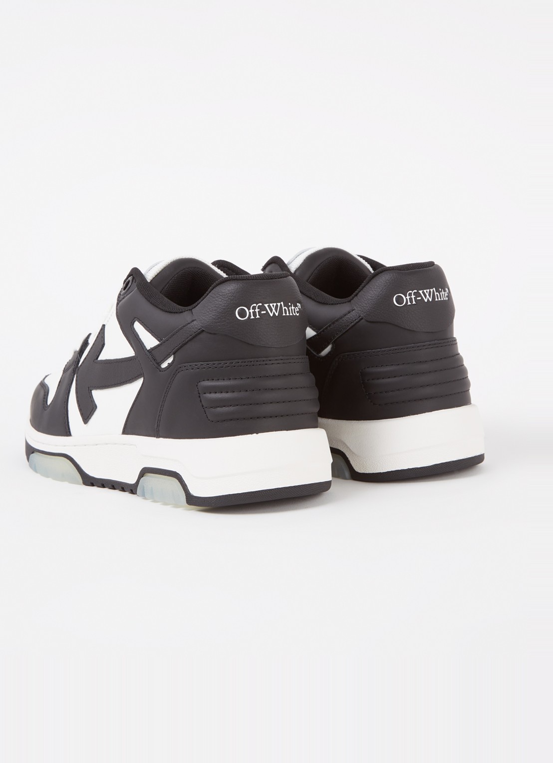 Off-White Out Of Office sneaker van kalfsleer - detail 2 wit