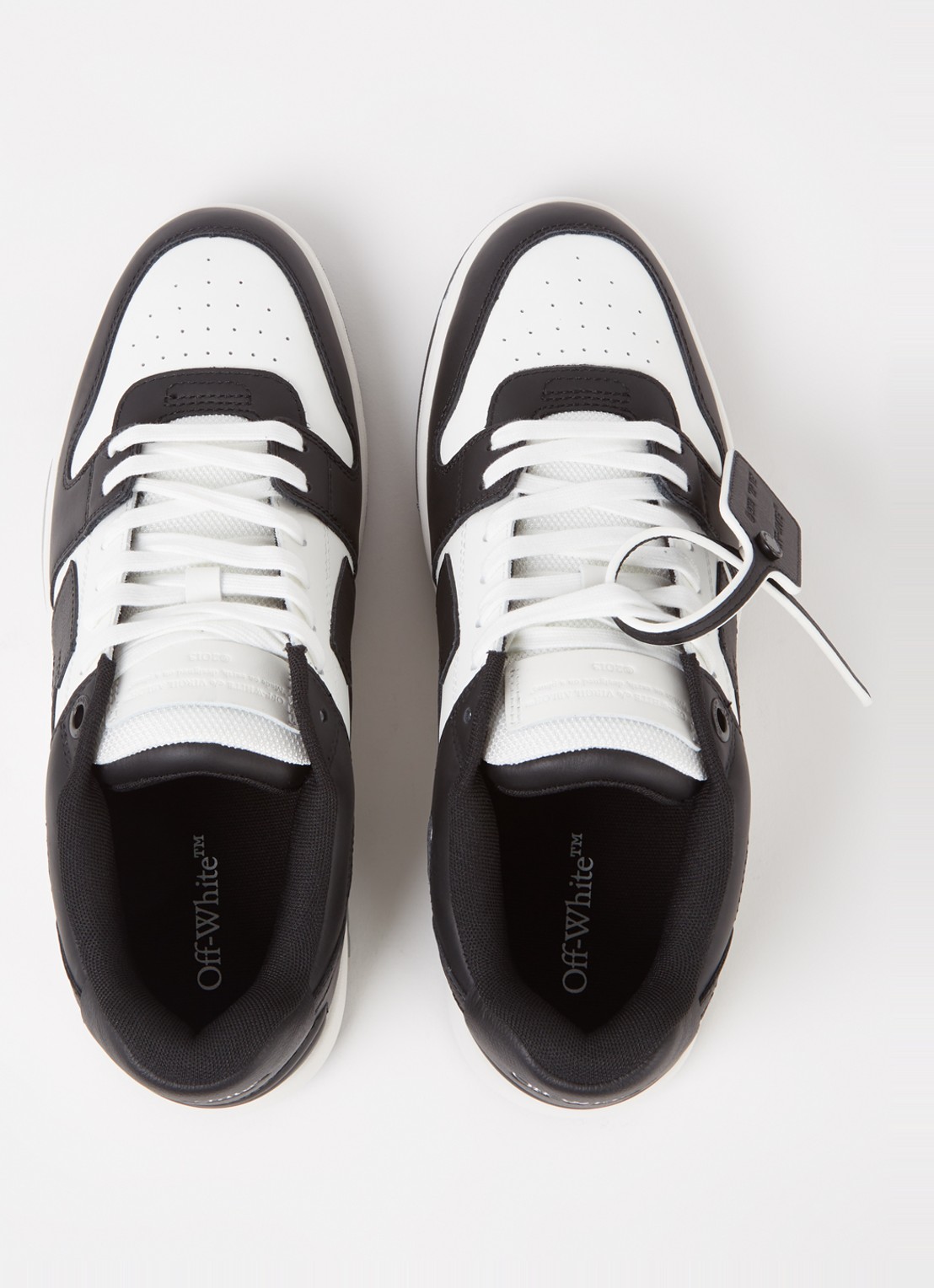 Off-White Out Of Office sneaker van kalfsleer - detail 3 wit