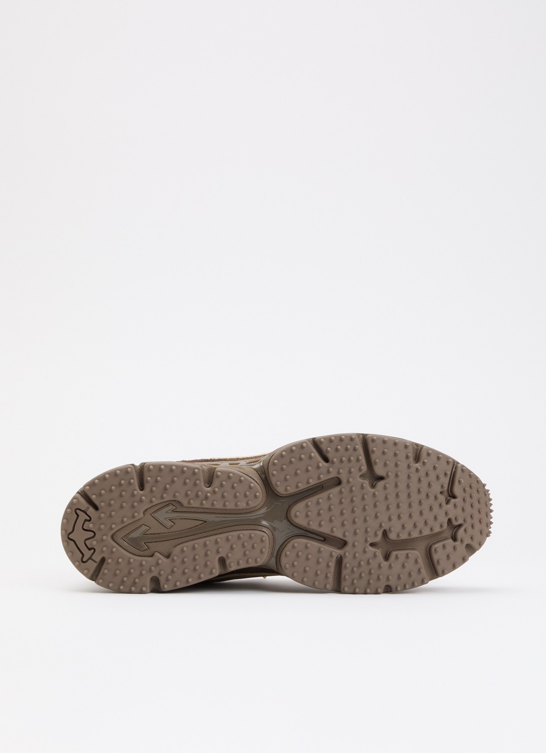 Off-White Ow Be Right Back sneaker van suède - detail 5 bruin