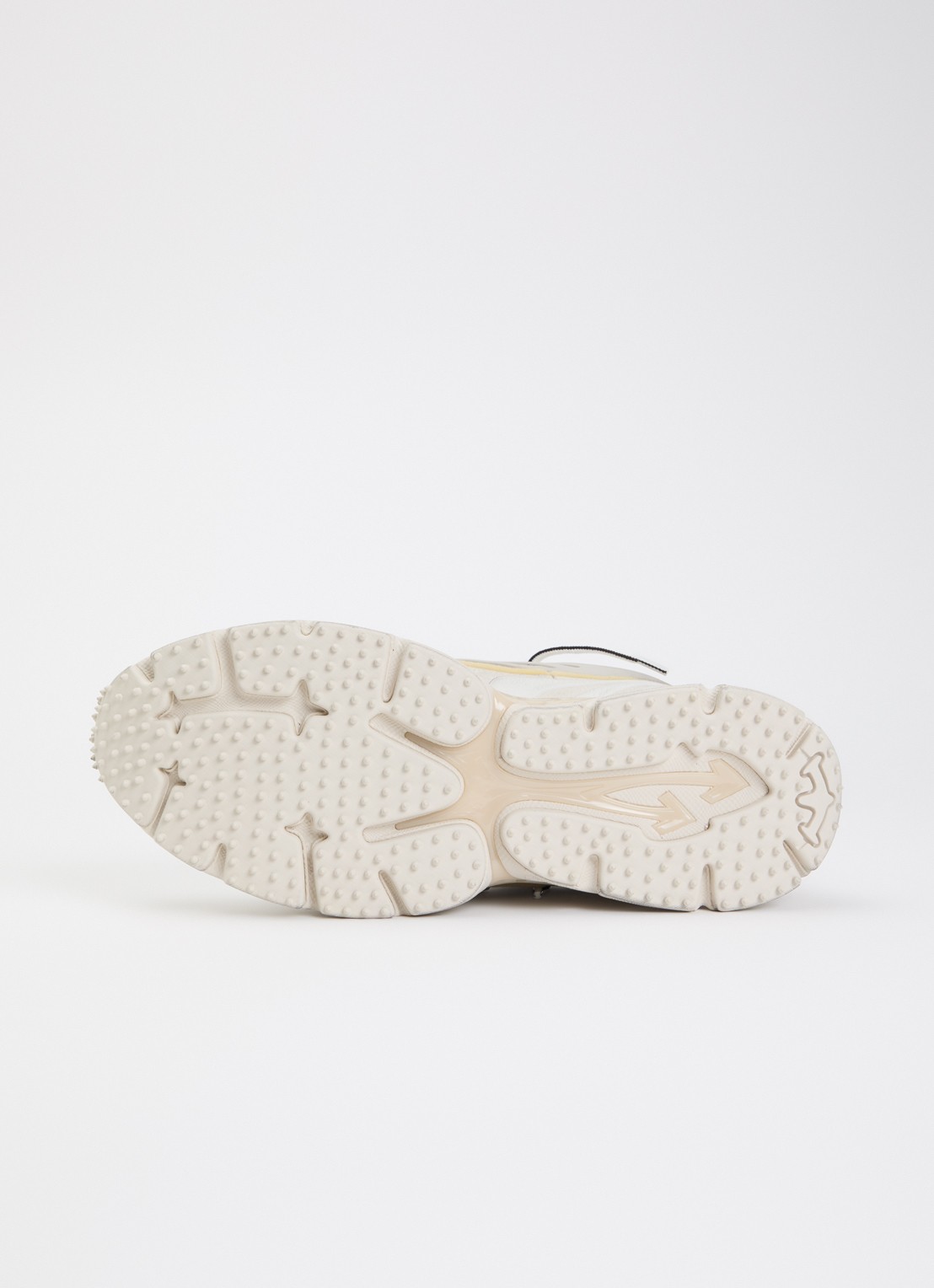 Off-White Ow Be Right Back Worn Out sneaker met mesh details - detail 5 beige