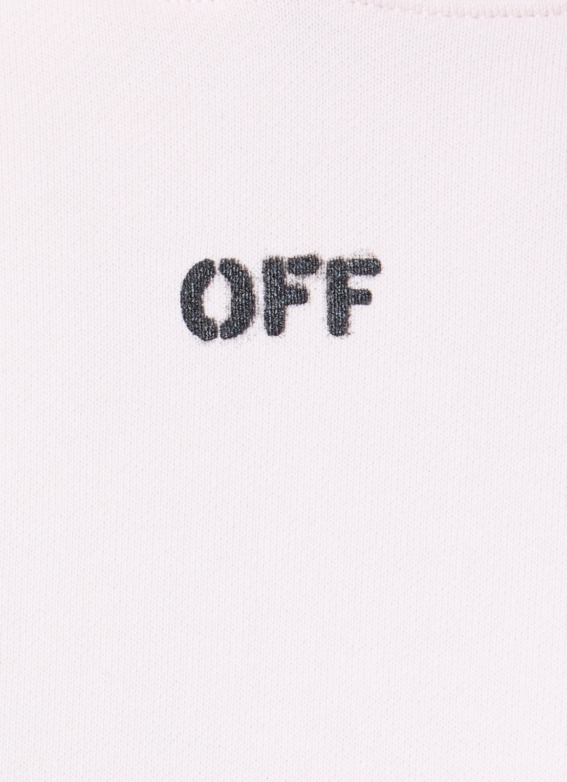 Off-White Paint Arrow hoodie met logo- en backprint - detail 4 lichtroze
