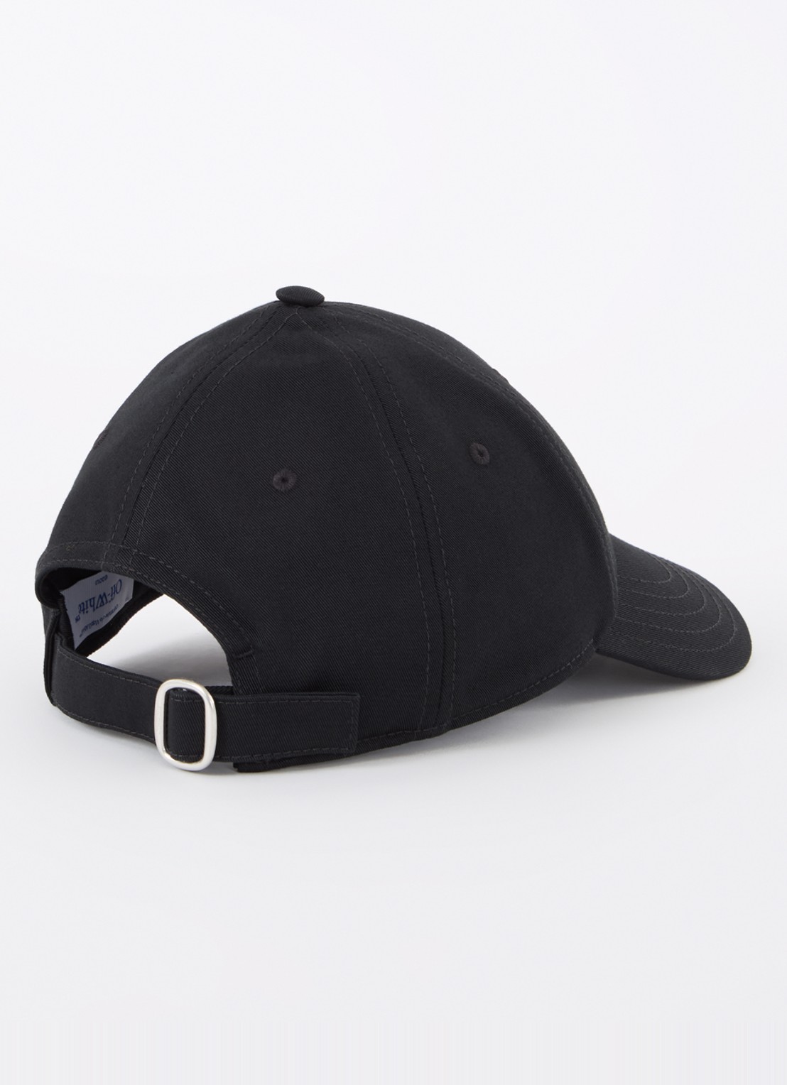 Off-White Pet met logoborduring - detail 3 zwart