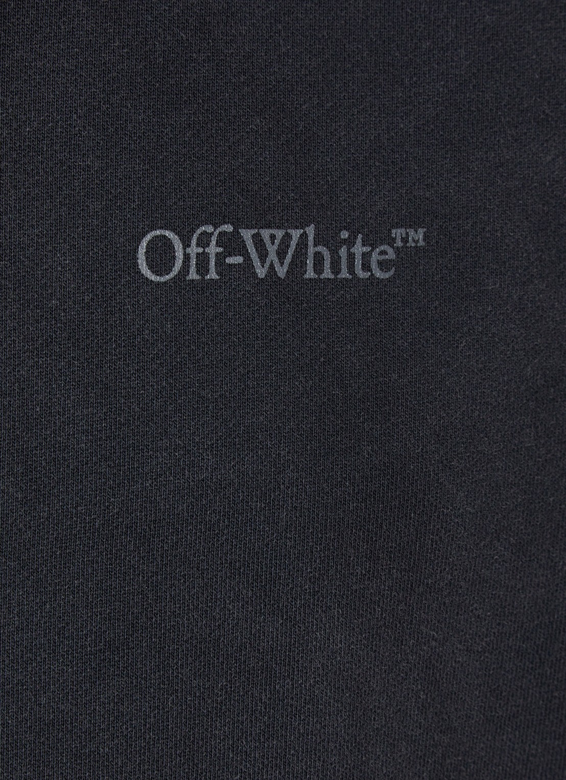 Off-White Rugs arrow hoodie met logo- en backprint - detail 3 antraciet