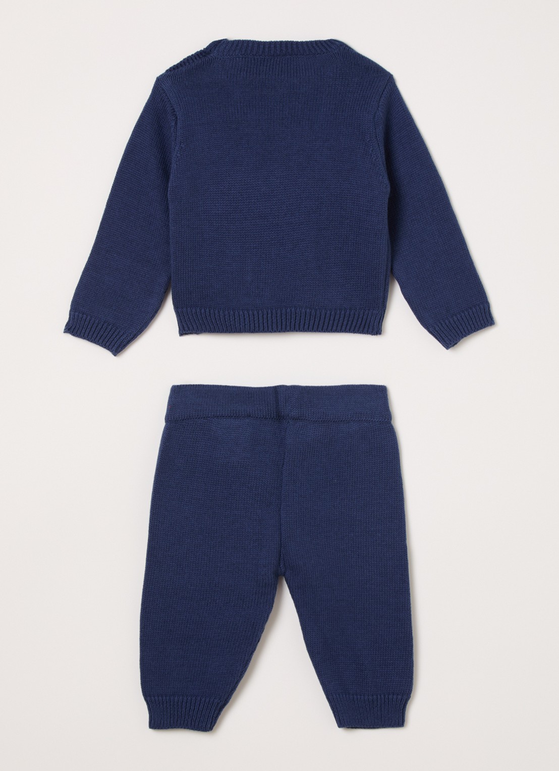 Off-White Set van trui met legging 2-delig - voorkant 2 indigo