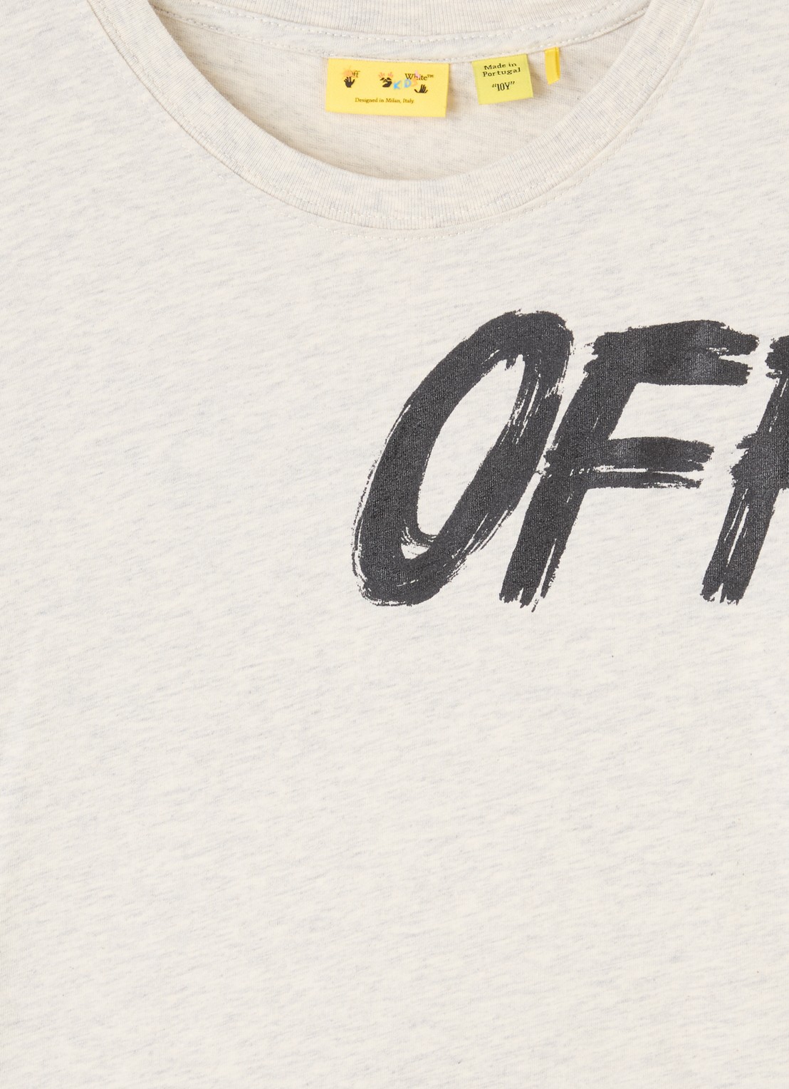 Off-White Shared Logo Dbl Layer longsleeve met logo- en backprint - detail 3 grijsmele