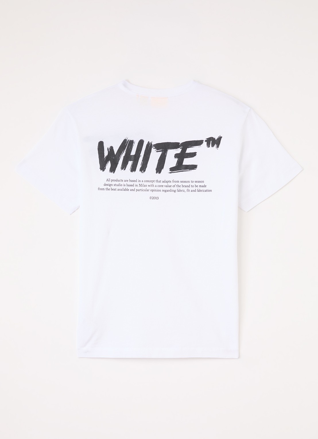 Off-White Shared T-shirt met print  - voorkant 2 wit