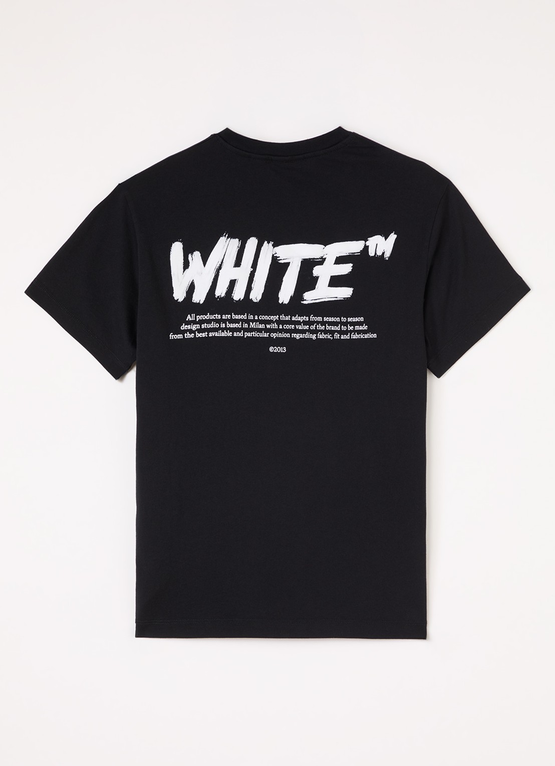 Off-White Shared T-shirt met print  - voorkant 2 zwart