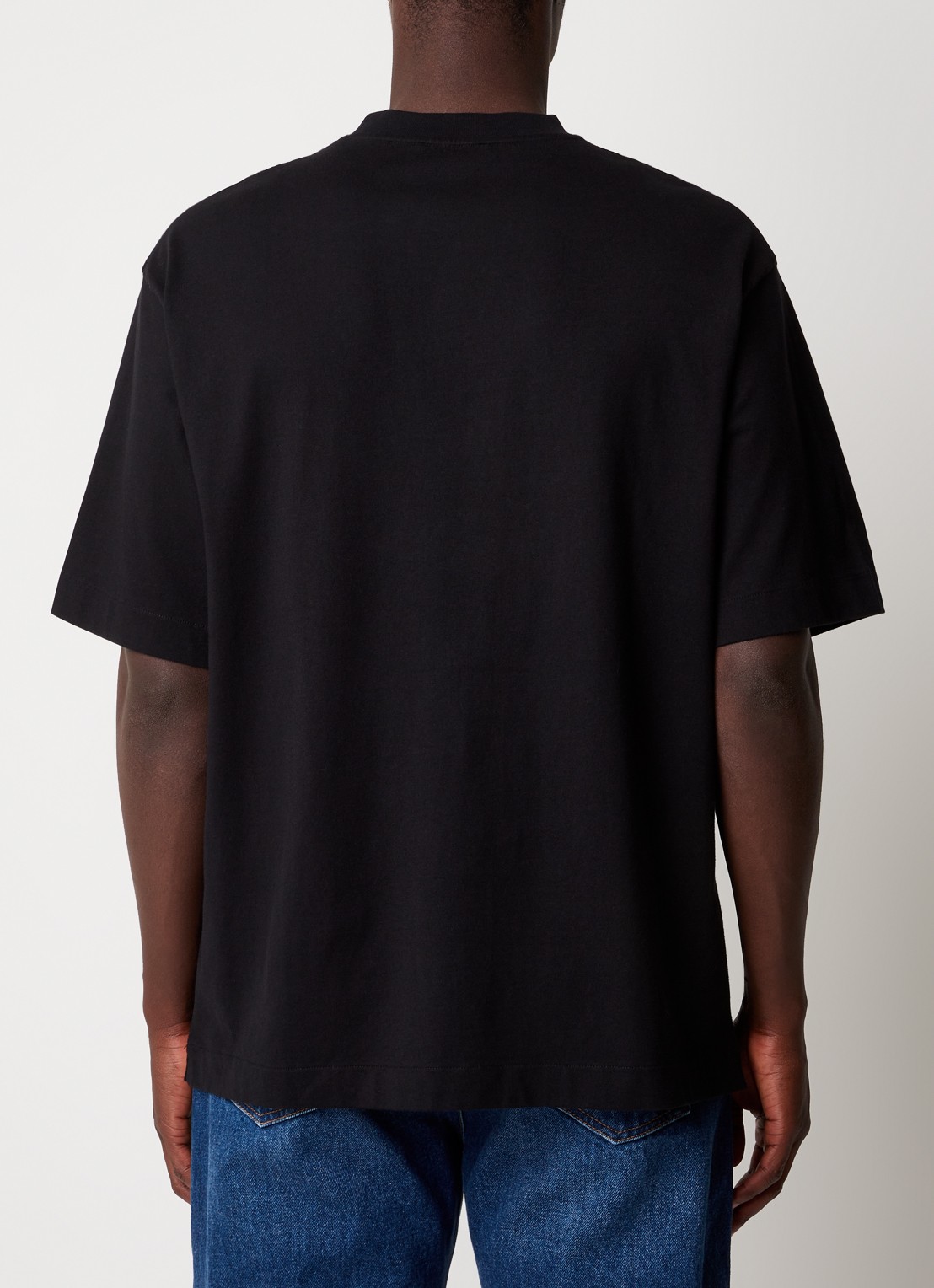 Off-White Sliding Book Skate T-shirt met logoprint  - achterkant zwart