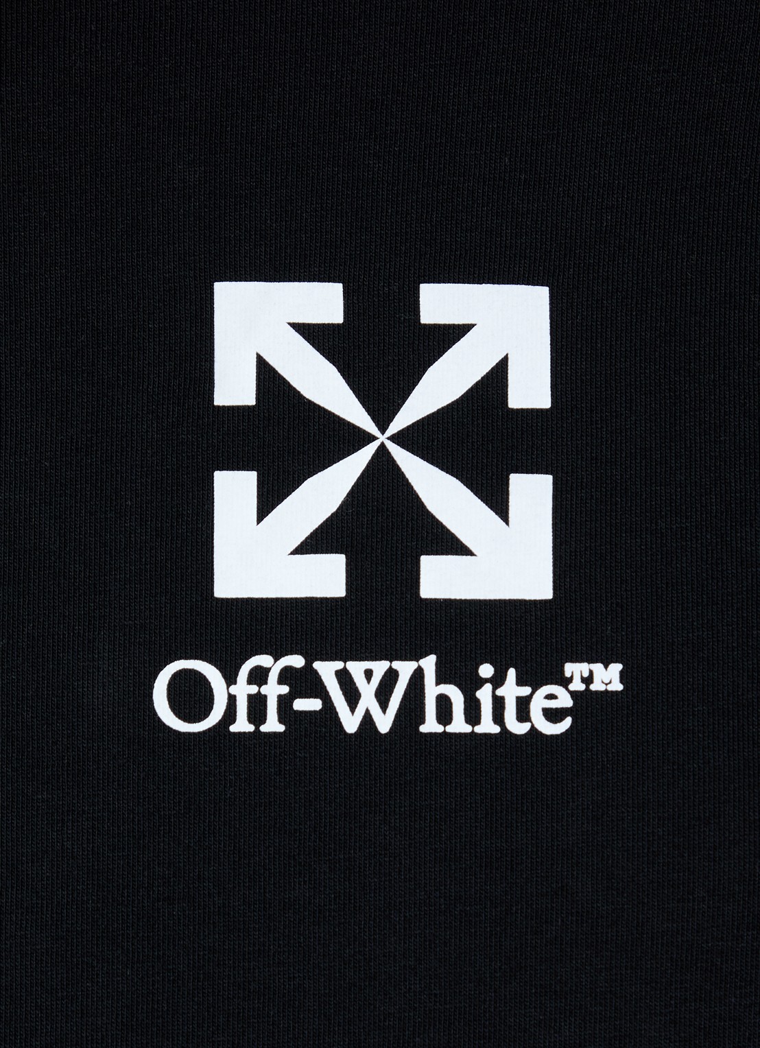 Off-White Small Arrow T-shirt met logoprint - detail 5 zwart