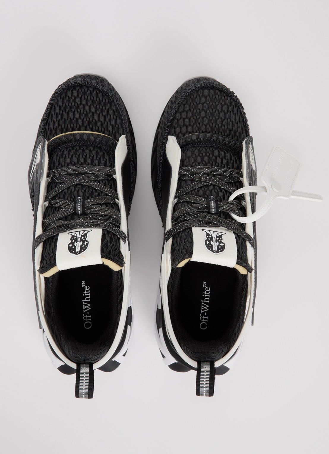 Off-White Space Memo sneaker met details van mesh - detail 2 zwart