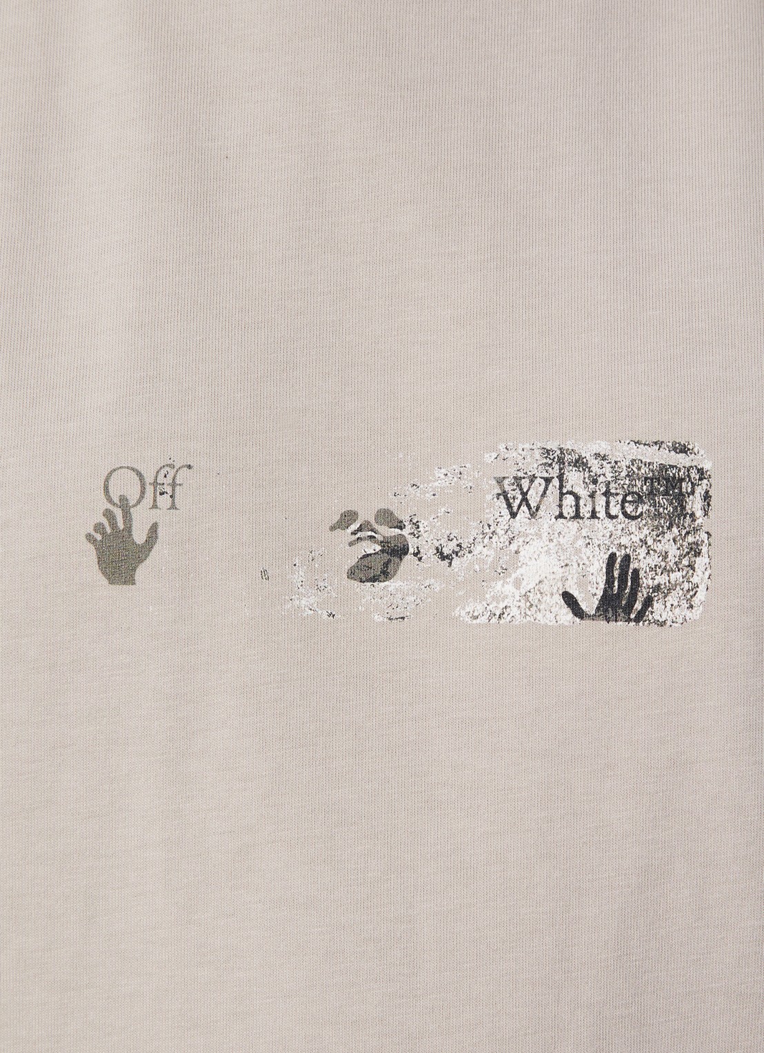 Off-White Spices Arrow Skate T-shirt met logo- en backprint - detail 4 beige