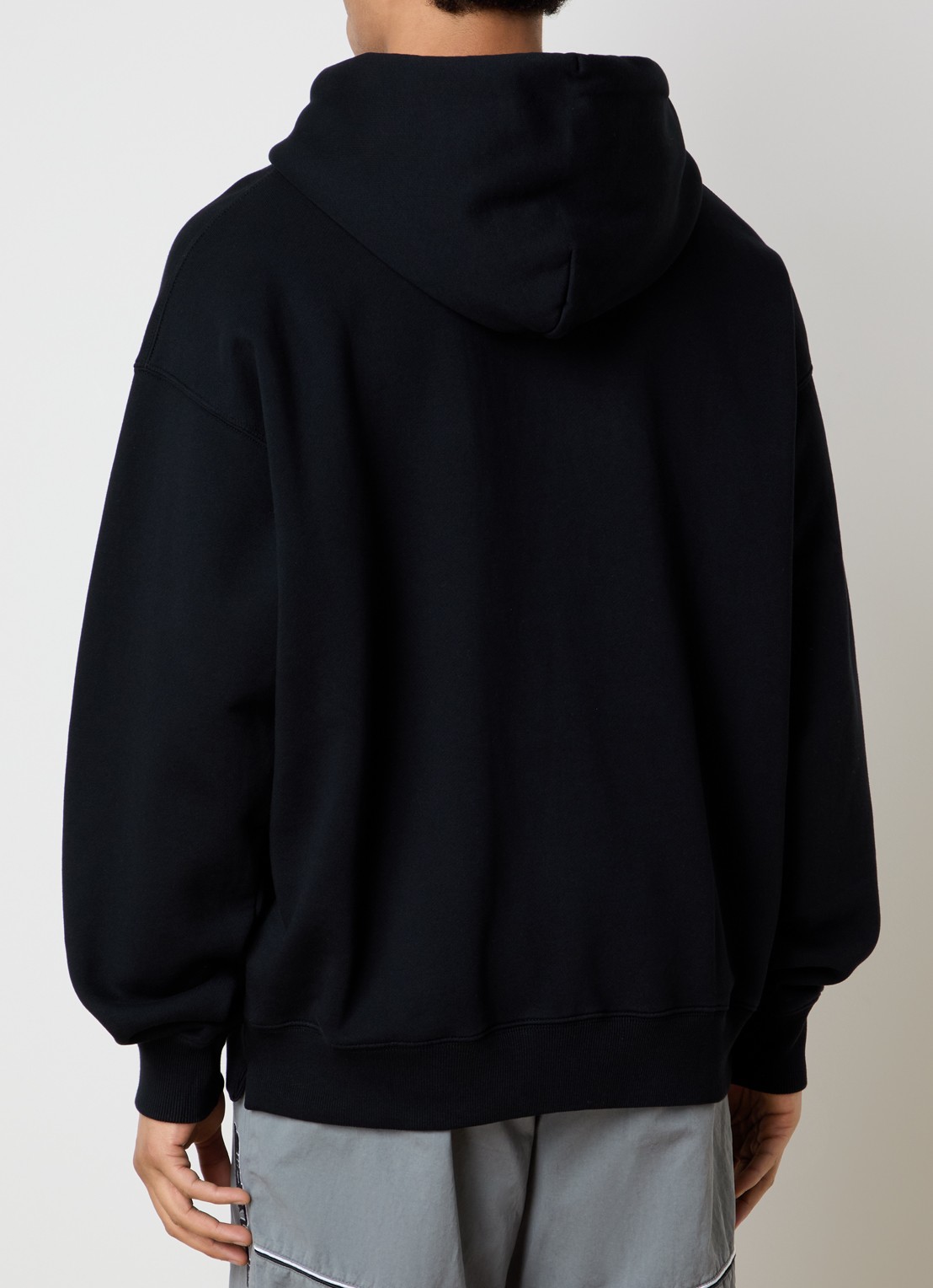 Off-White Statement hoodie met logoprint - achterkant zwart