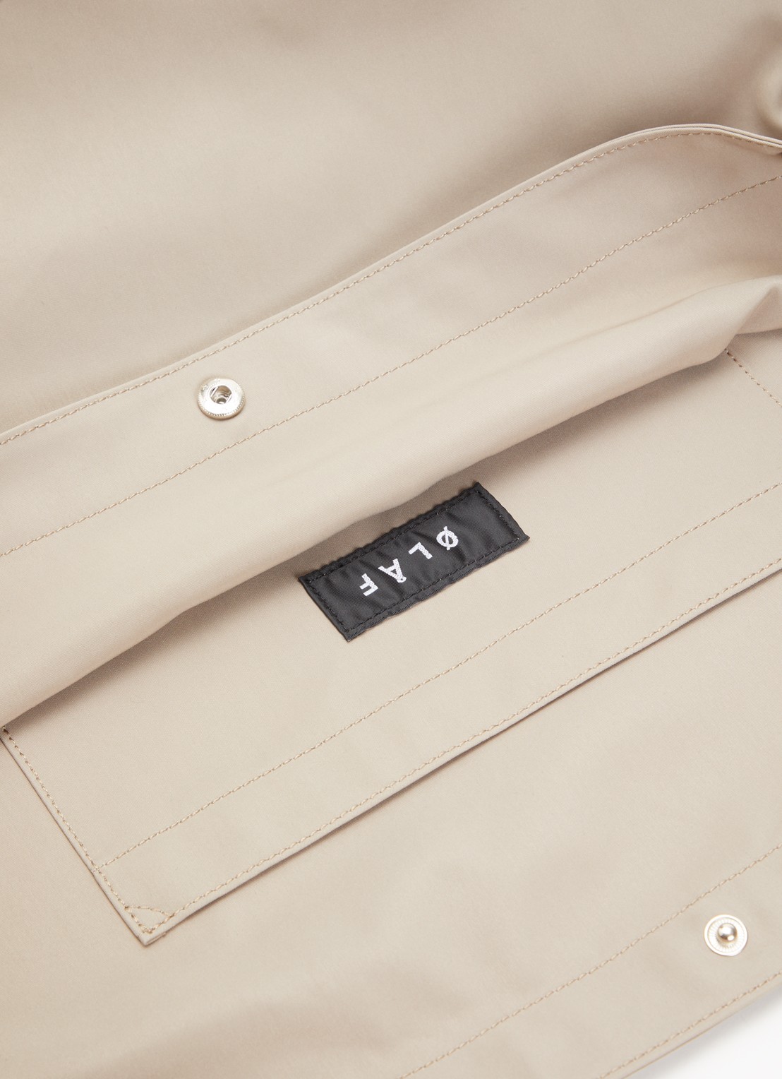OLAF Crossbodytas met verstelbare schouderriem - detail beige