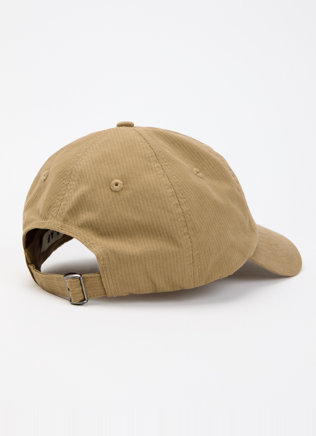 OLAF Herringbone pet met logo - detail 2 camel