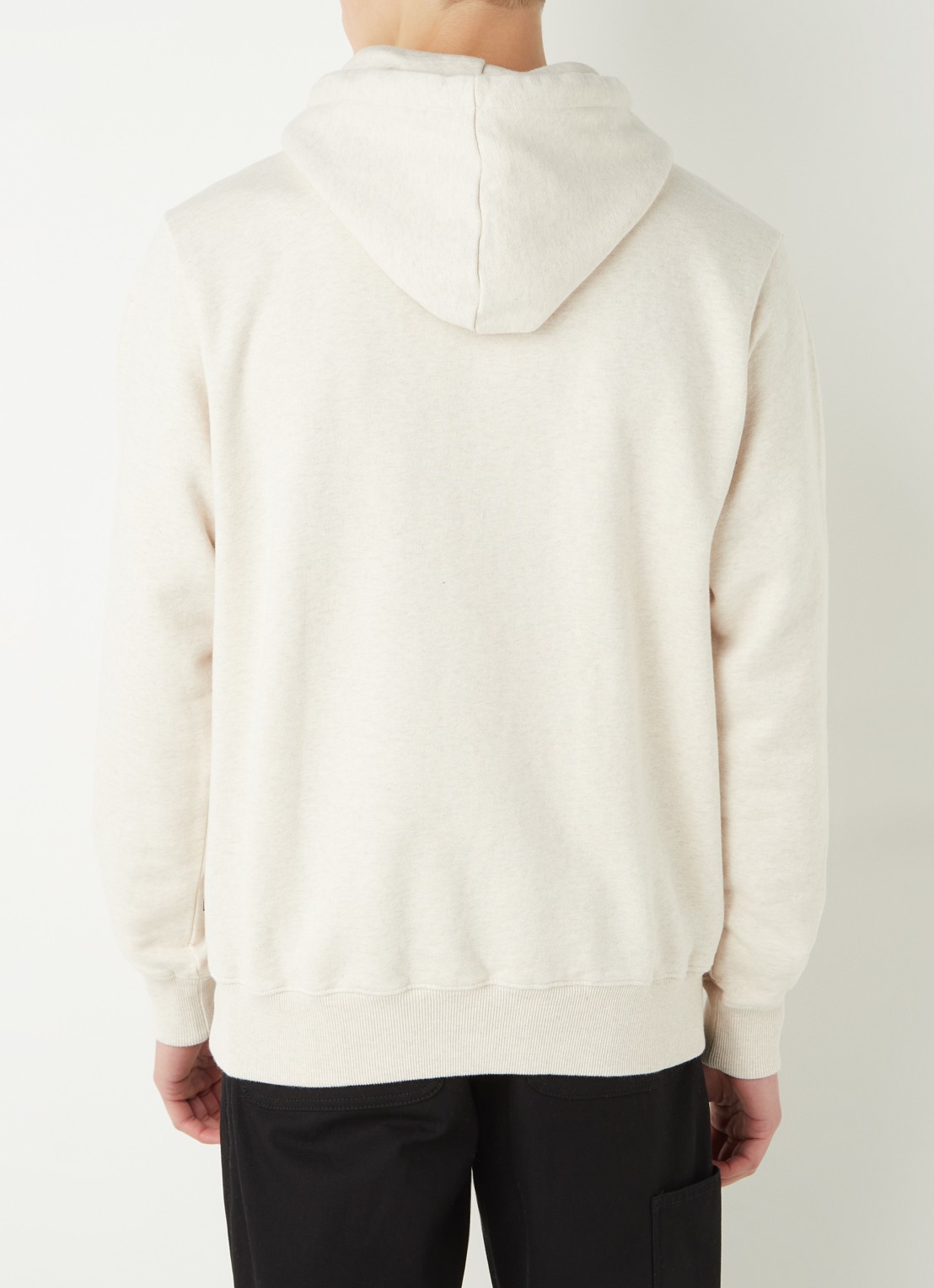 OLAF Hoodie met logo - achterkant 3 vanillegeel