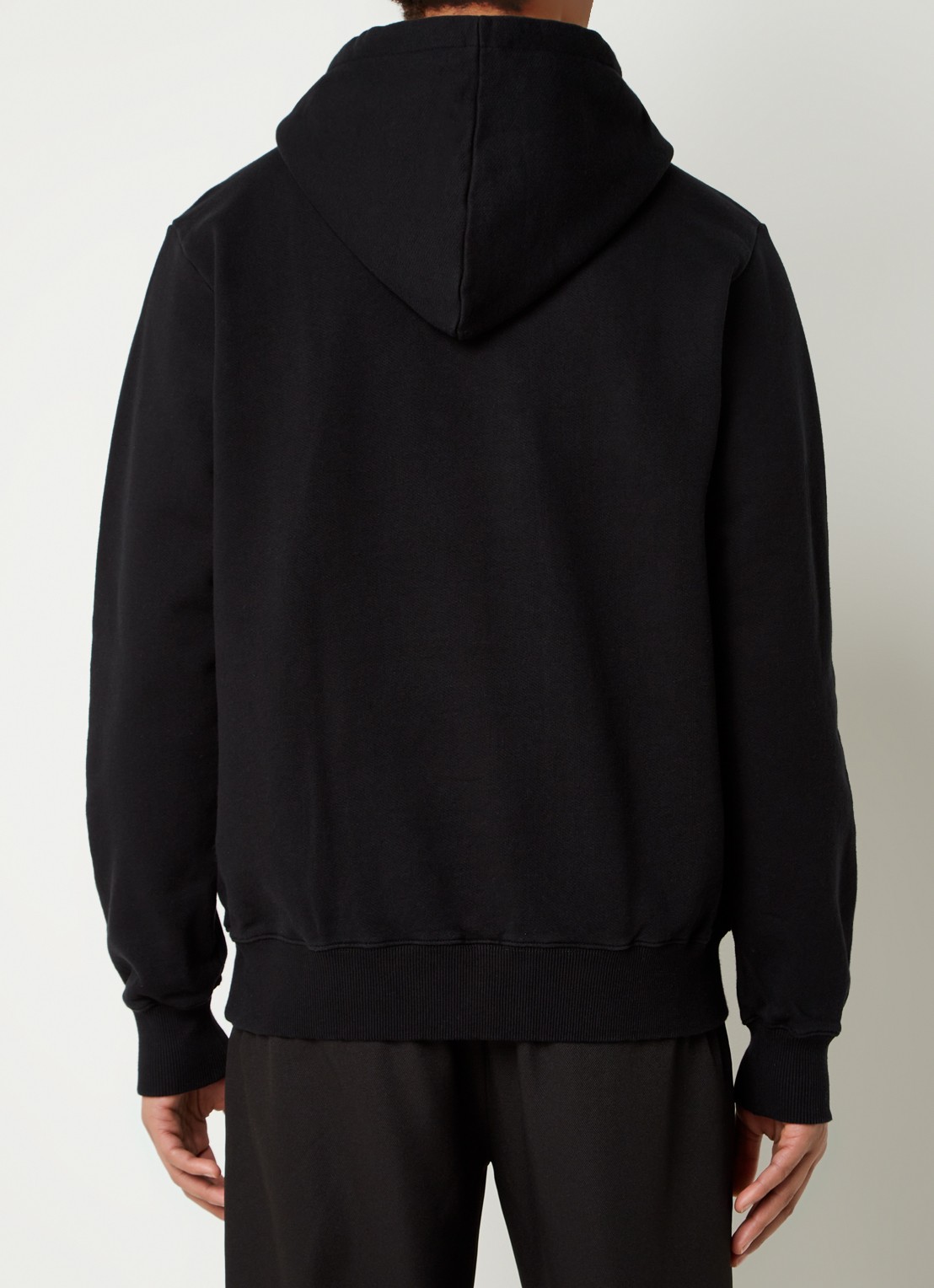 OLAF Hoodie met logo  - achterkant 3 zwart