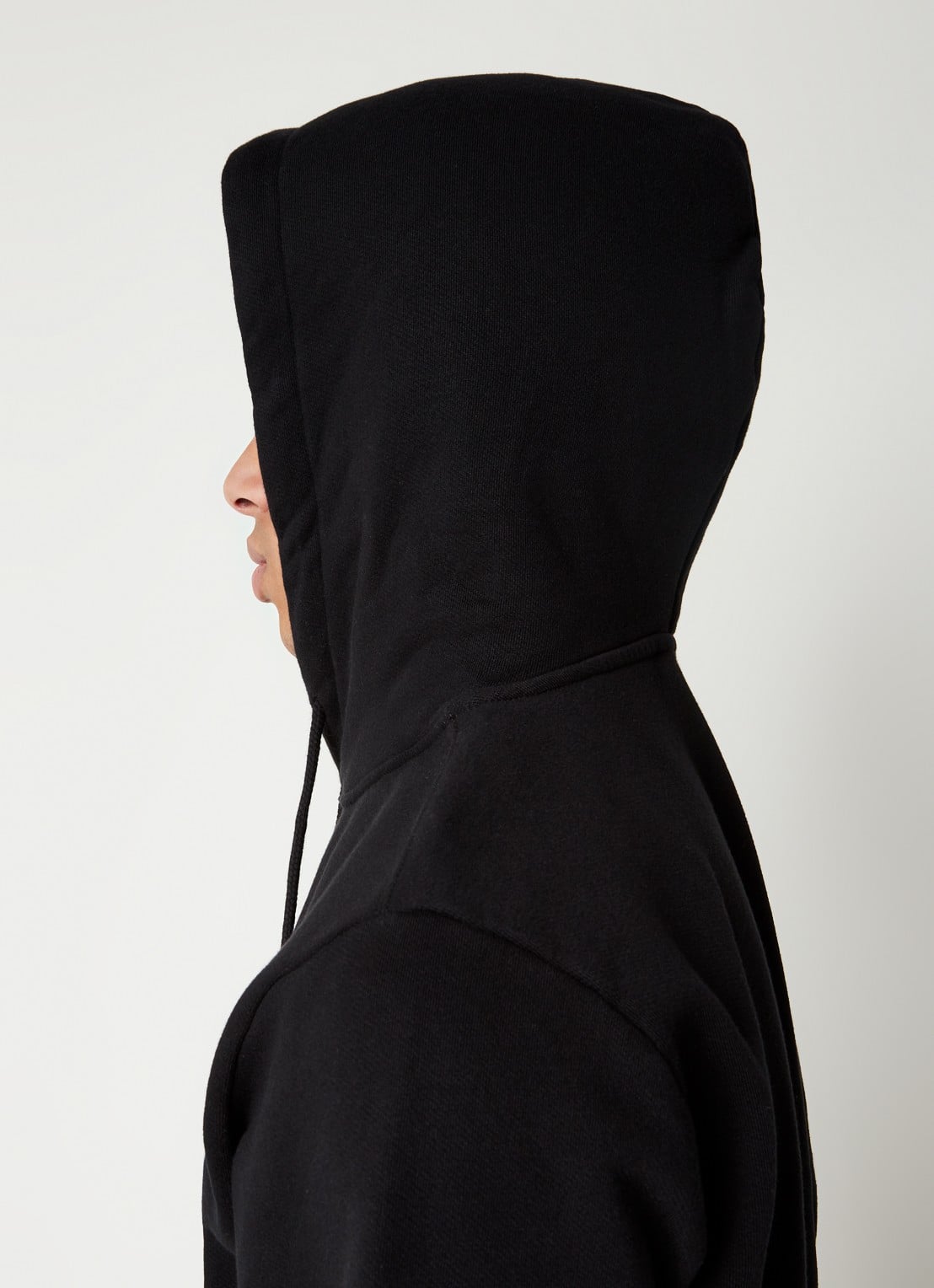 OLAF Hoodie met logo  - detail 5 zwart
