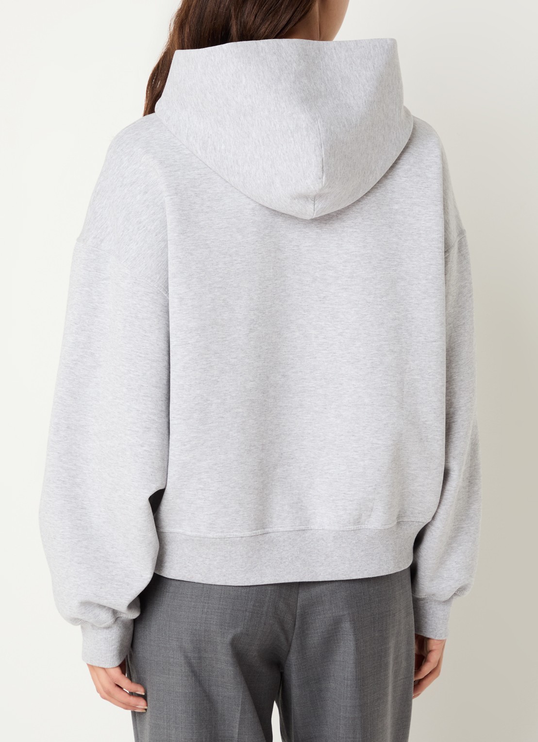OLAF Hoodie met logo - achterkant 5 grijsmele