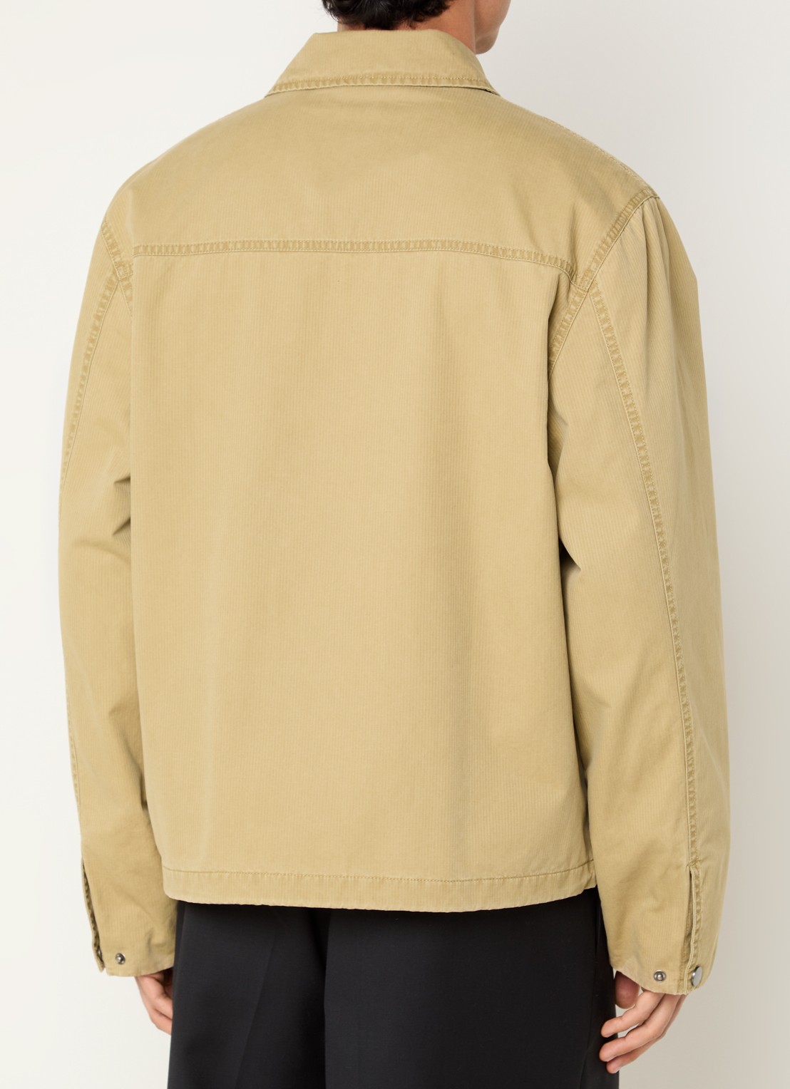 OLAF Jack met steekzakken - achterkant beige