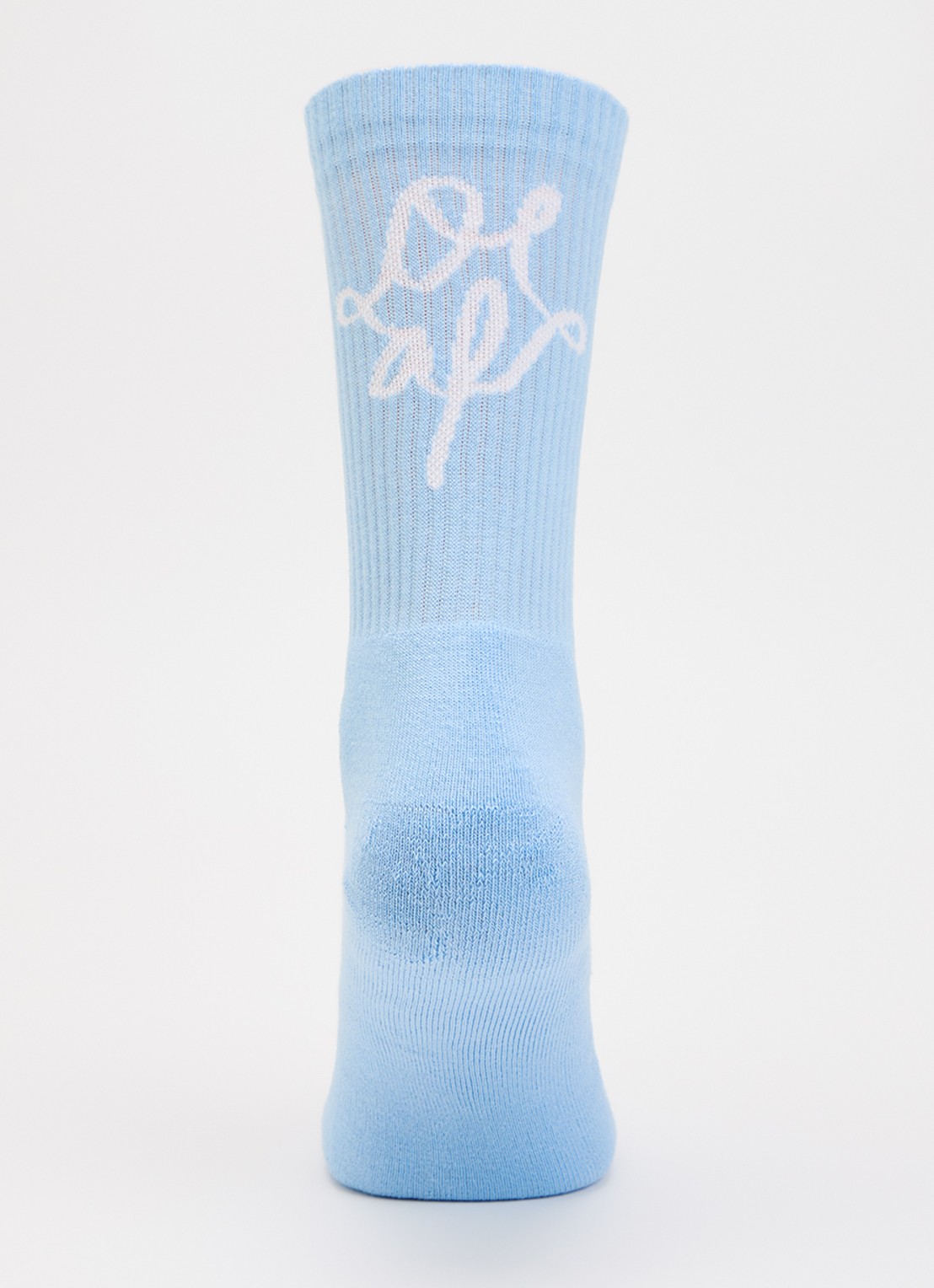 OLAF Monogram sokken met logo - voorkant 3 lichtblauw