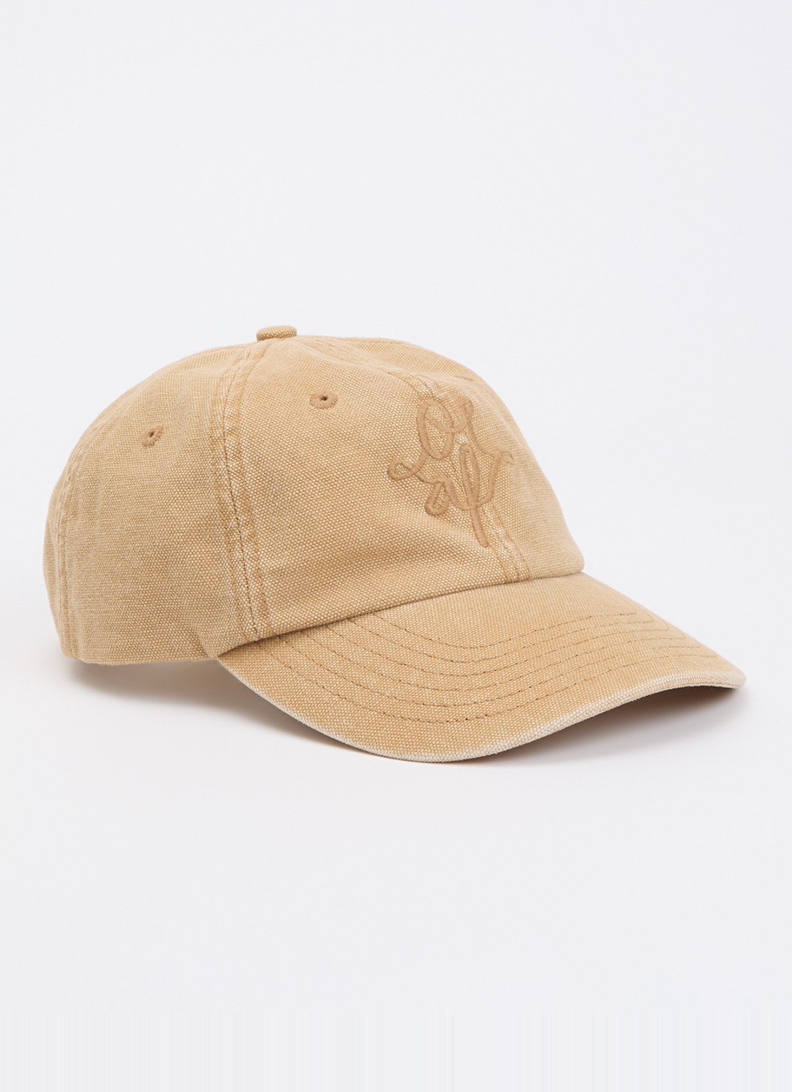 OLAF Signature pet met logoborduring - voorkant camel