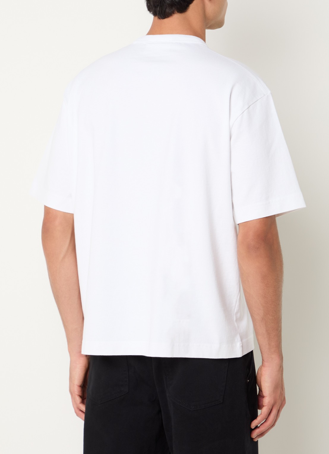 OLAF Sketched Atelier T-shirt met logoprint - achterkant 4 wit