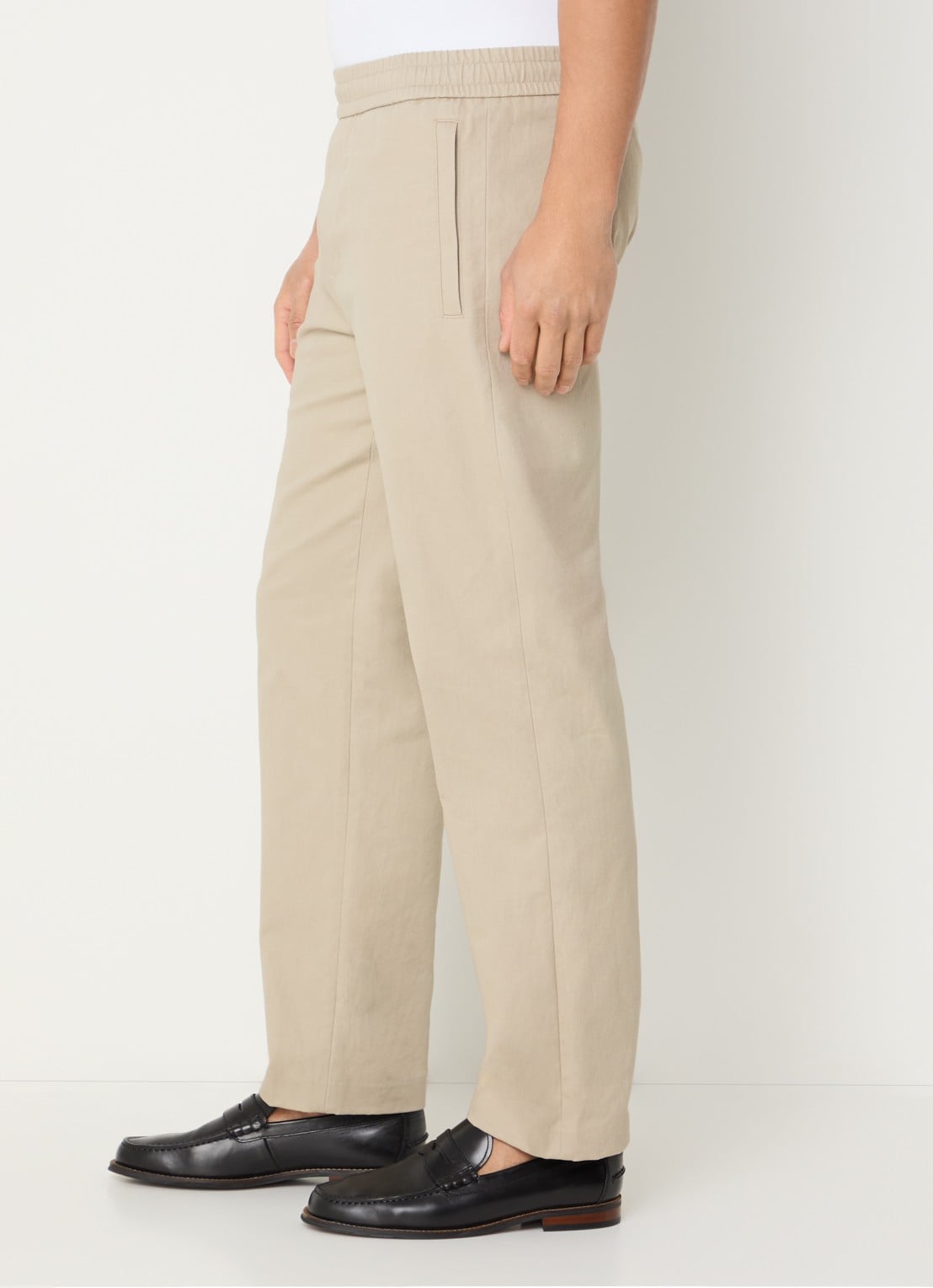 OLAF Slim fit chino met steekzakken - detail 5 lichtbruin