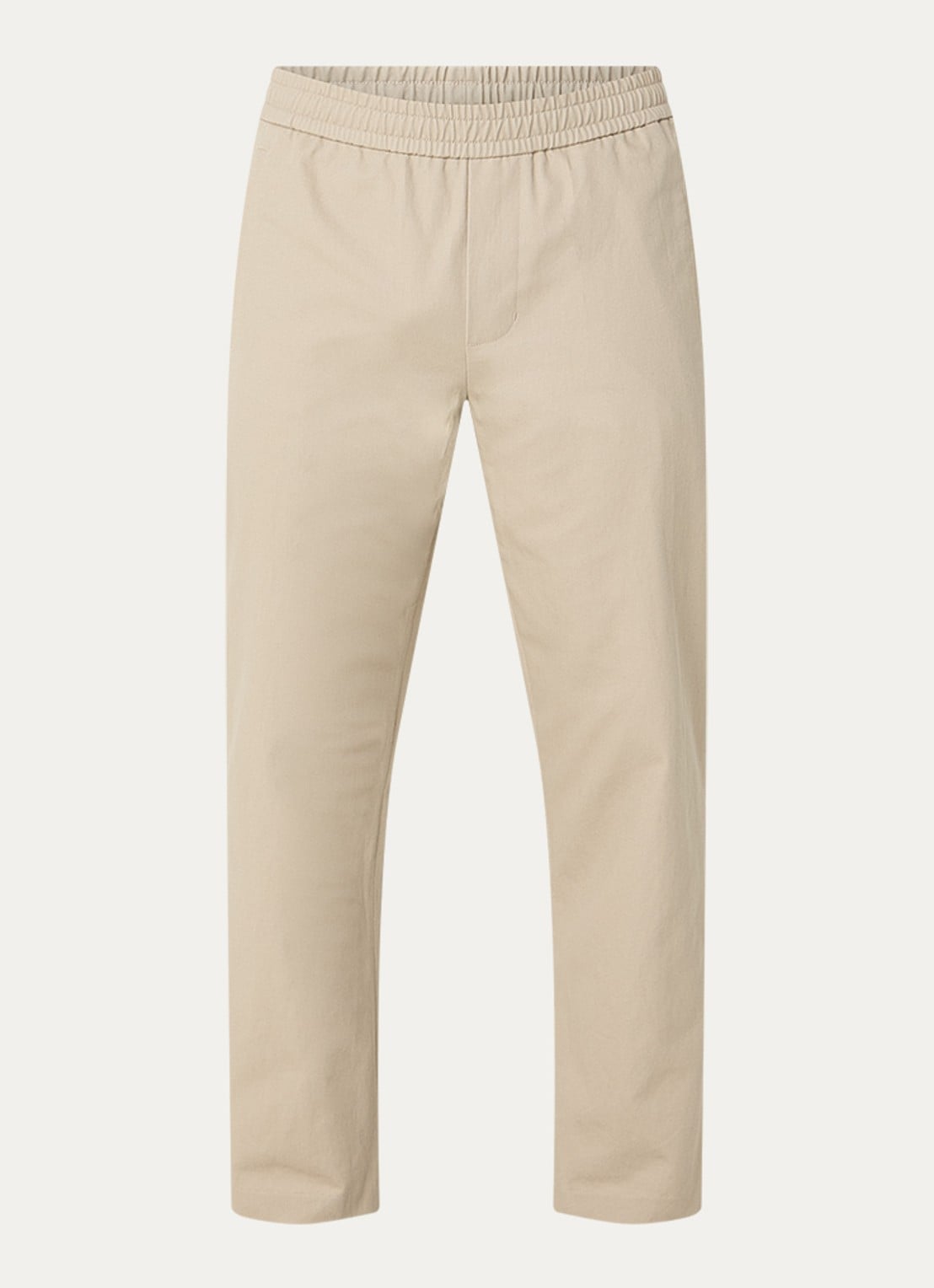 OLAF Slim fit chino met steekzakken - voorkant lichtbruin