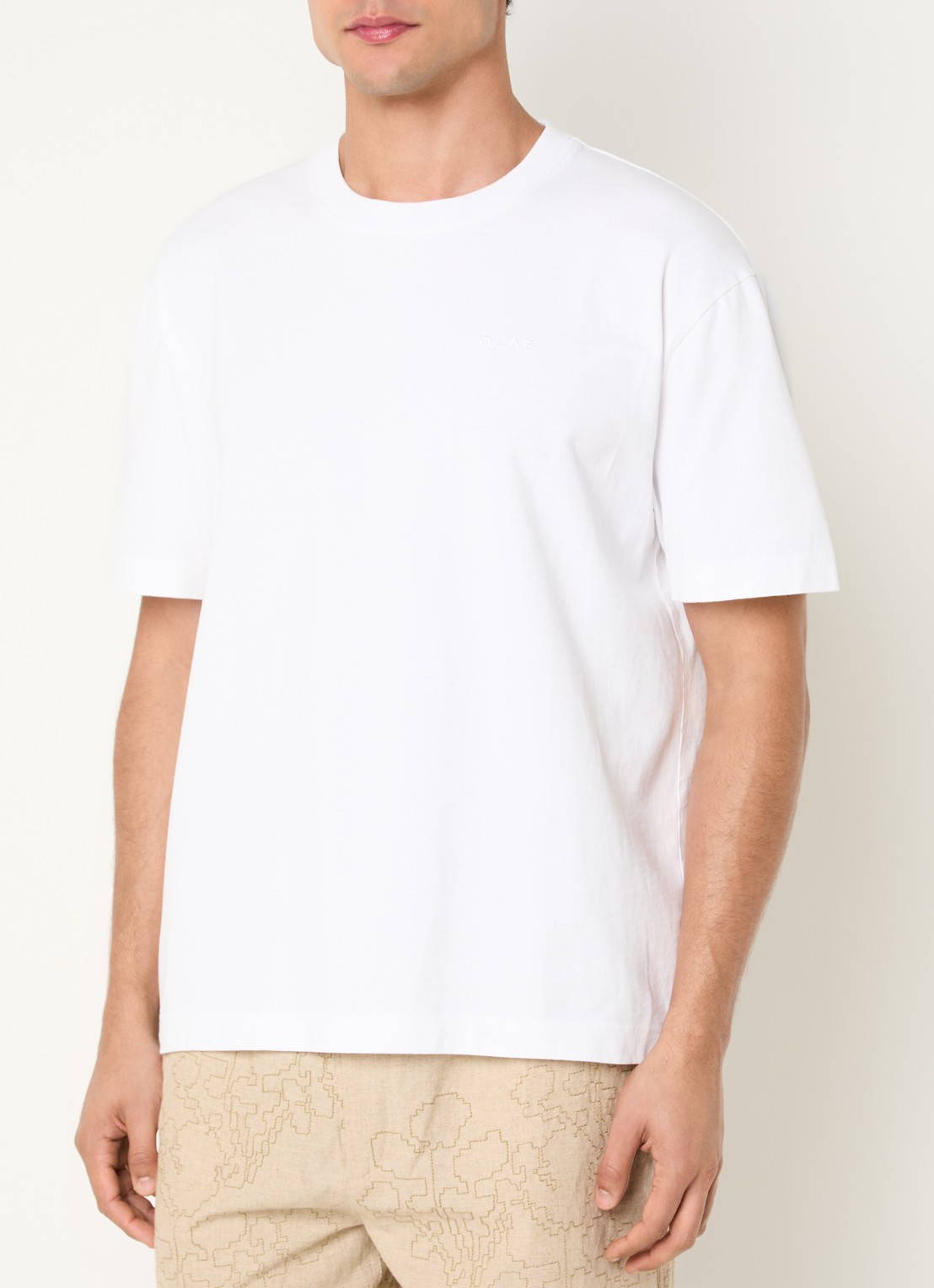 OLAF T-shirt met backprint - achterkant wit