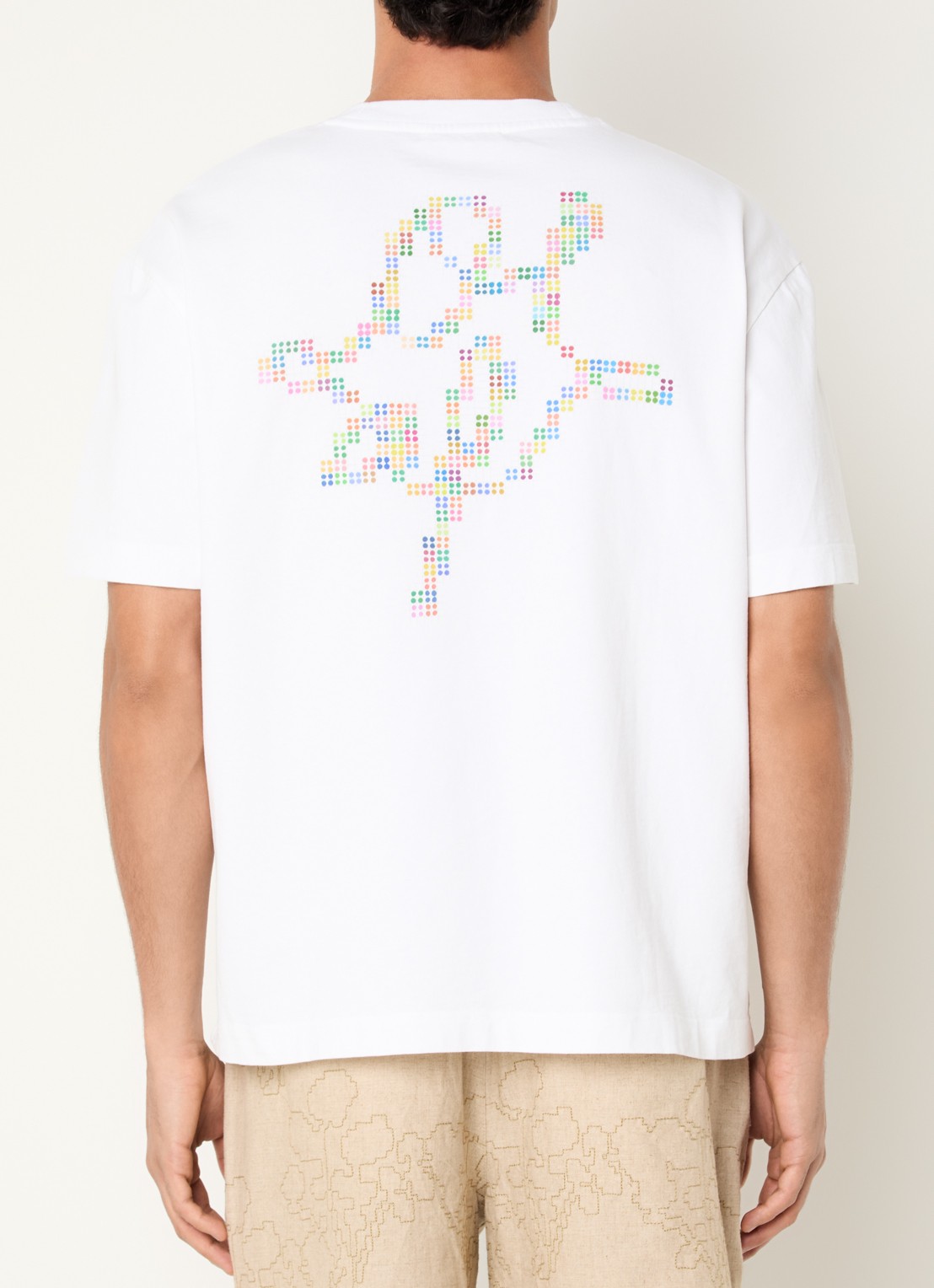 OLAF T-shirt met backprint - detail 4 wit