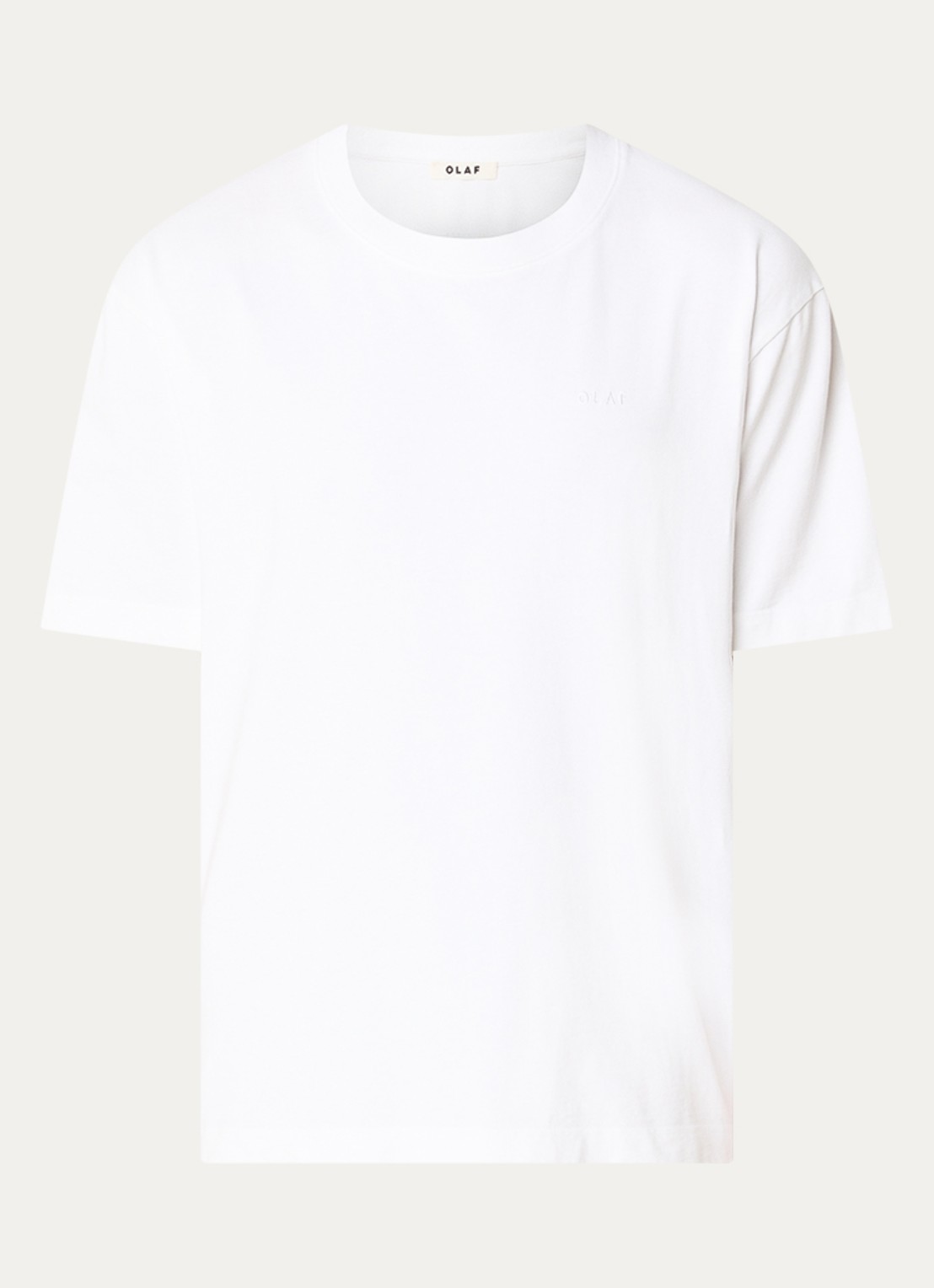 OLAF T-shirt met backprint - voorkant 2 wit