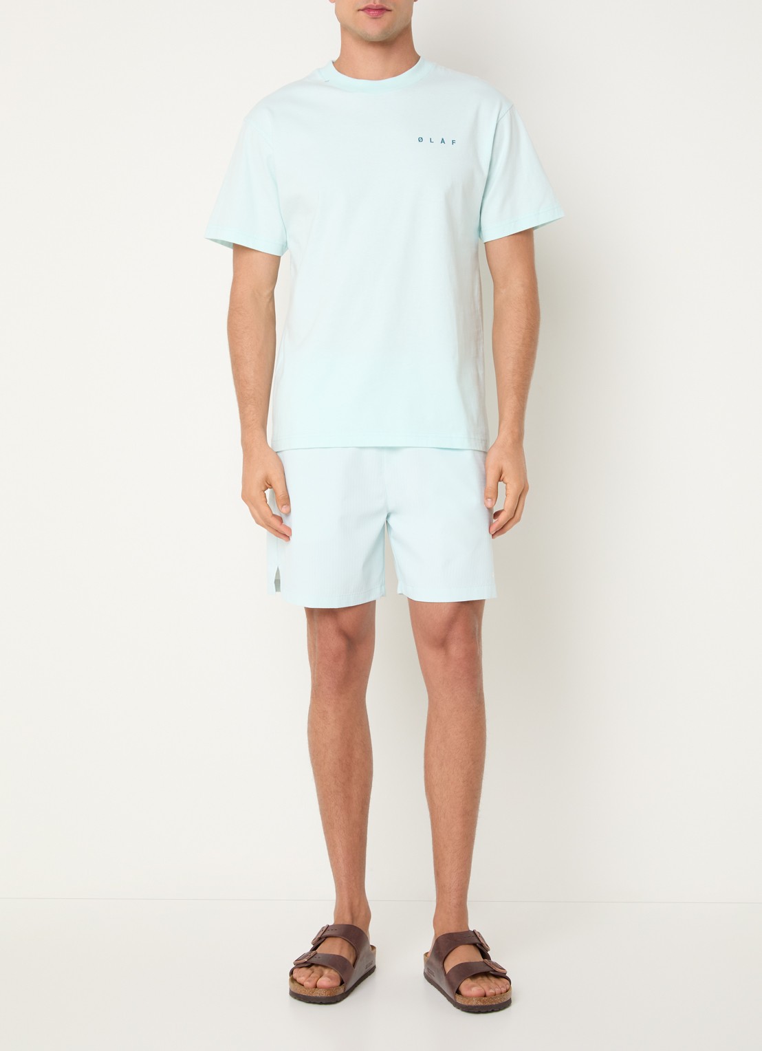 OLAF T-shirt met front- en backprint - voorkant 3 mint