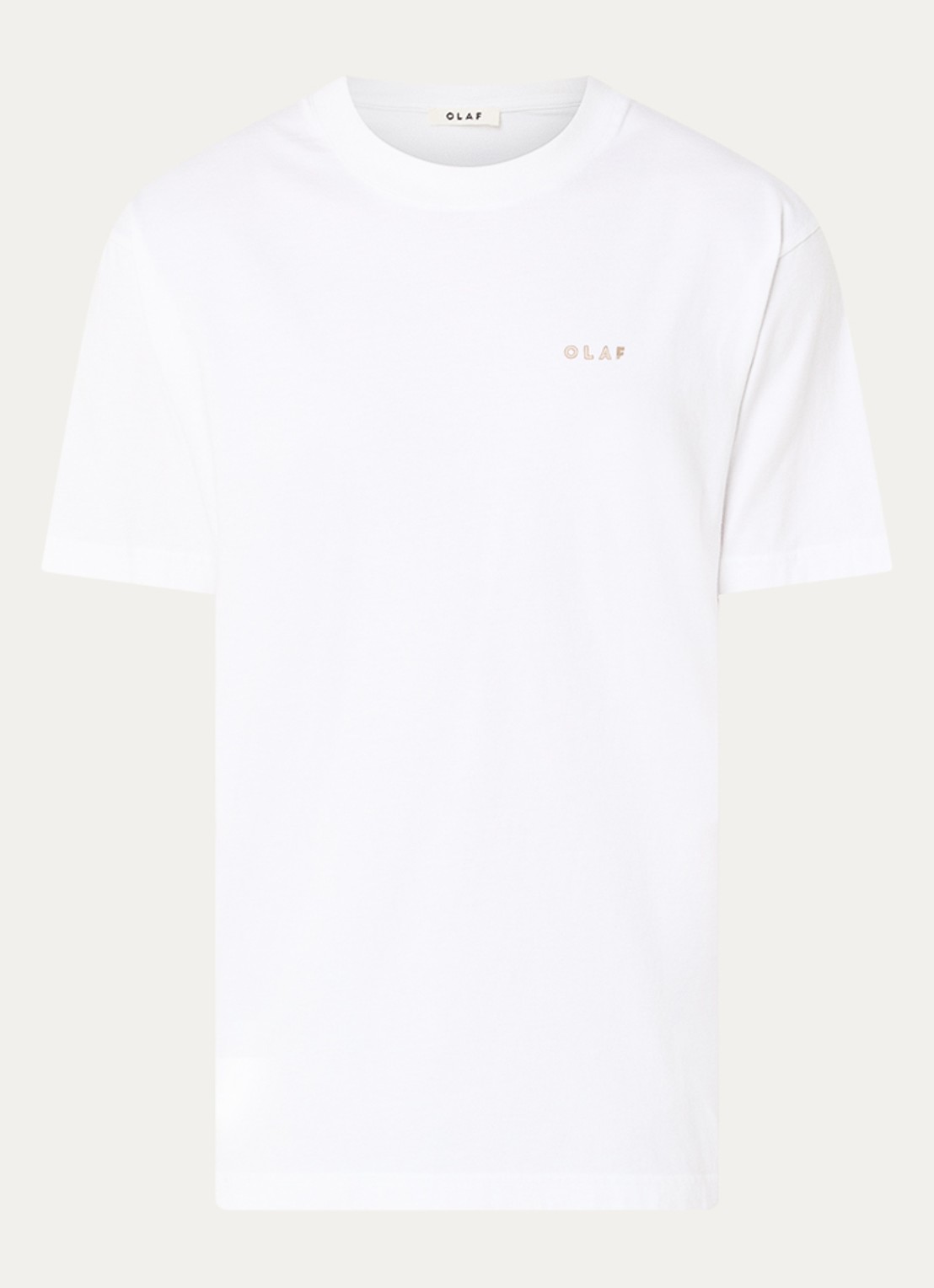 OLAF T-shirt met front- en backprint - voorkant wit